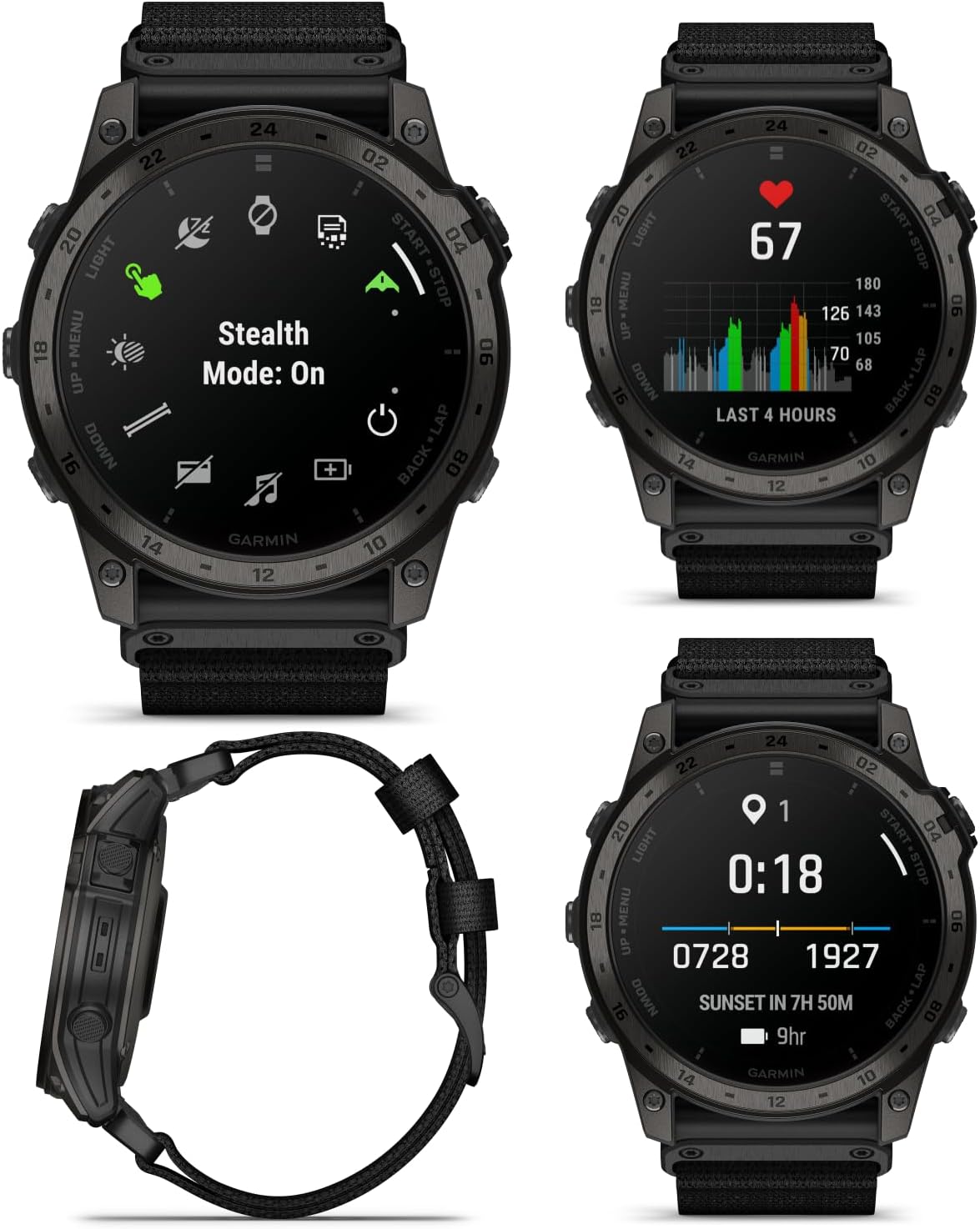 Wearable4U - Garmin Tactix 7 - AMOLED Edition Specialized Military and Tactical GPS Smartwatch, Built-in Flashlight, Preloaded TopoActive Mapping with Power Bank Bundle - Image 3