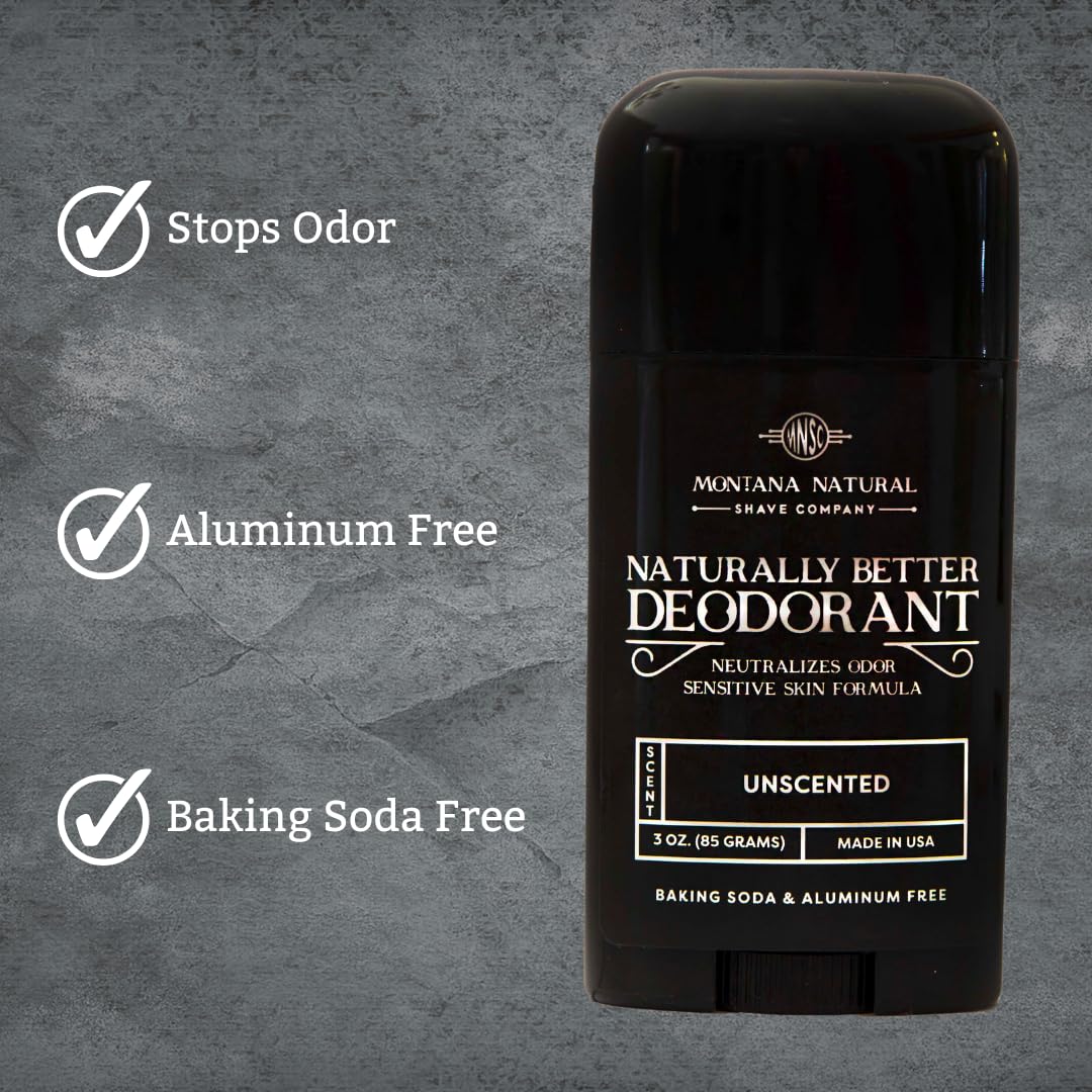 MNSC Unscented Naturally Better Deodorant - Magnesium and Activated Charcoal - Sensitive Skin Formula, Aluminum-Free, Baking Soda-Free, All-Natural, Plant-Derived, Made in USA - Image 3