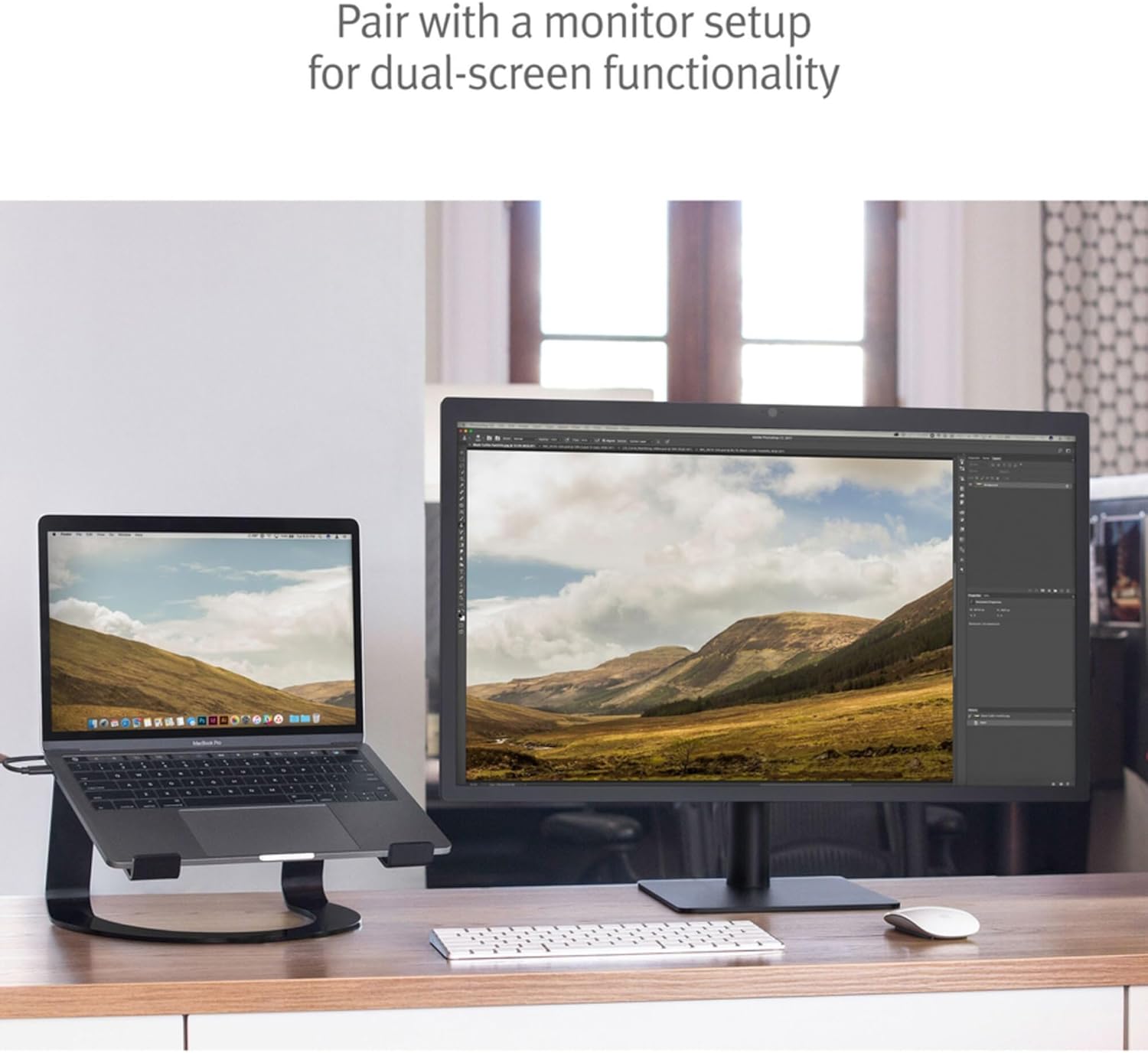 Twelve South Curve for MacBooks and Laptops | Ergonomic desktop cooling stand for home or office (matte black) - Image 7