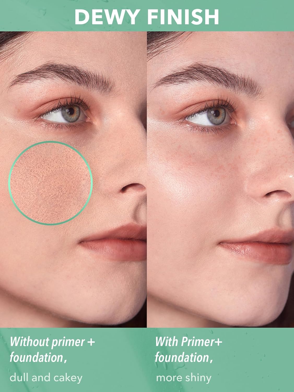 SHEGLAM Good Grip Hydrating Primer Oil Control Moisturizing Primer Gel Smooth Fine Lines Oil And Silicone-Free Face Primer-Green - Image 3