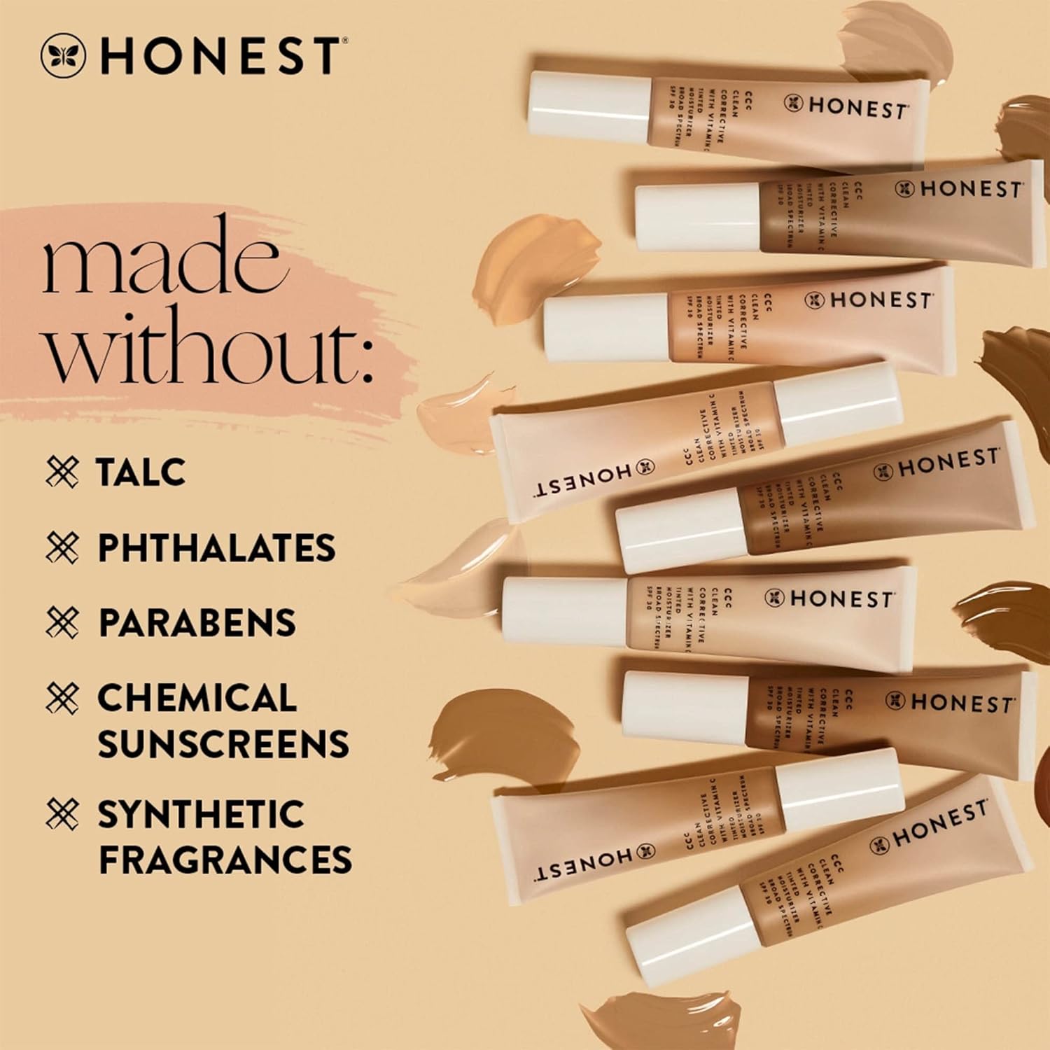 Honest Beauty CCC Clean Corrective with Vitamin C Tinted Moisturizer | Mineral SPF 30 | Vegan + Cruelty Free | Alabaster Fair Light, 1 fl oz - Image 7
