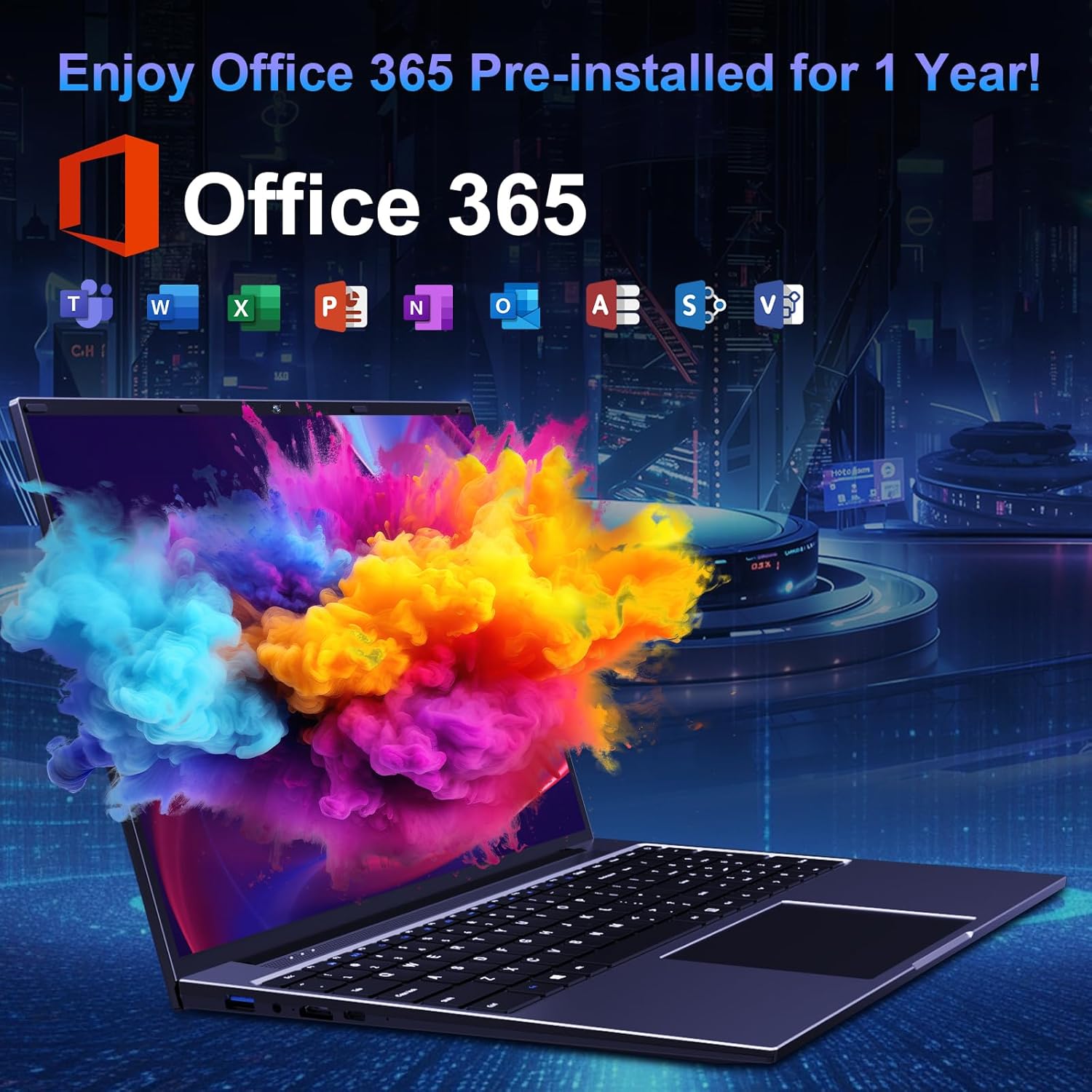 jumper Laptop Computer 16 inch FHD Display, 12GB RAM, 256GB SSD, 128GB eMMC, 5G/2.4G WiFi, Type-C, HDMI, Numeric Keypad, Bluetooth, 38Wh Battery, 5305U Processor, Cooling System - Image 4