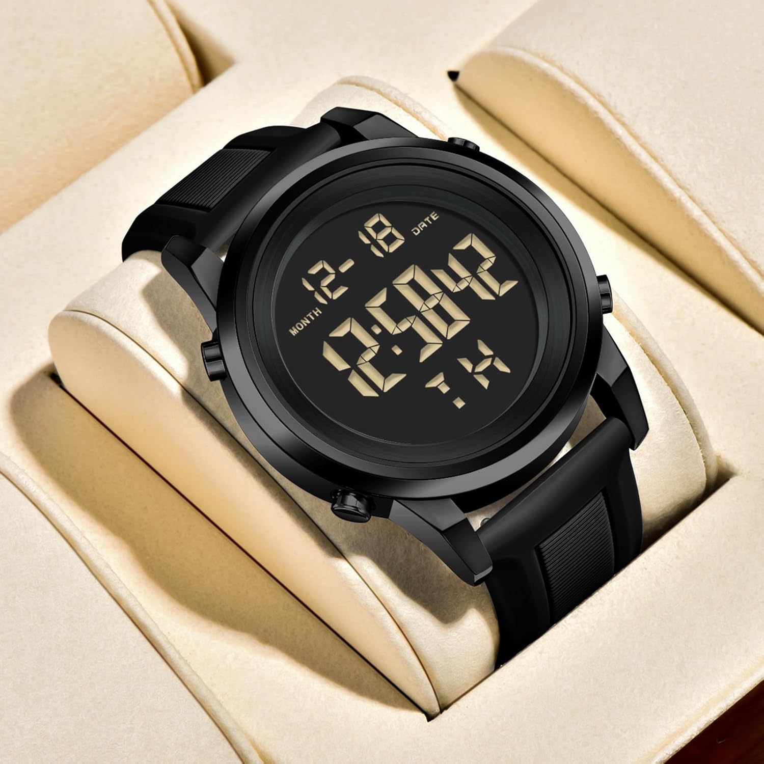 Military Black Waterproof Sports Wrist Watches for Men Digital Tactical Mens Sport Watches Waterproof Military - Image 5
