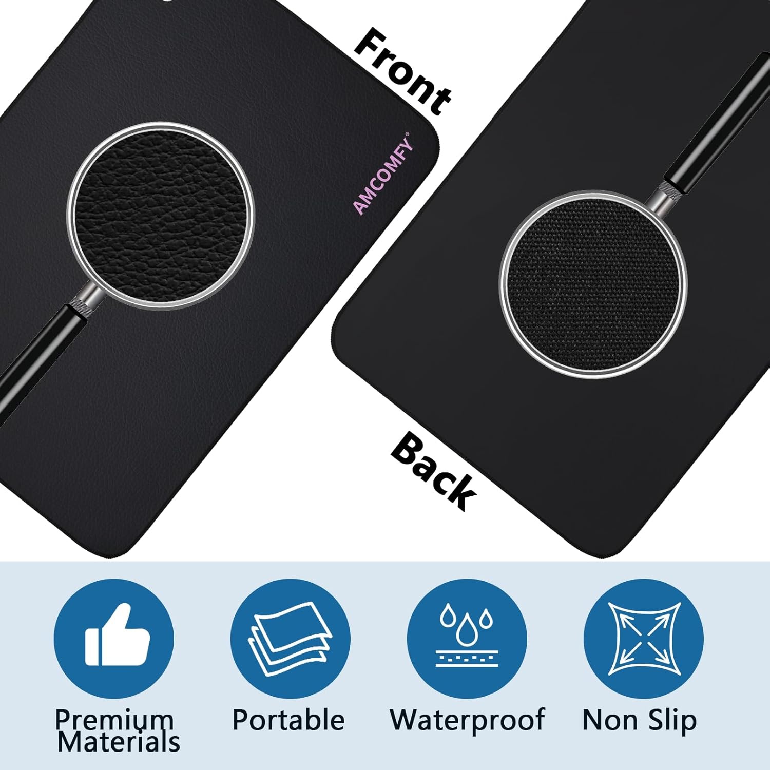 Grounding Mat for Sleep, Pain Relief and Anxiety Reduction, Earth Connection Therapy, Connects to The Earth Indoors, Includes 15ft Cord (Black, 24"x16") - Image 8