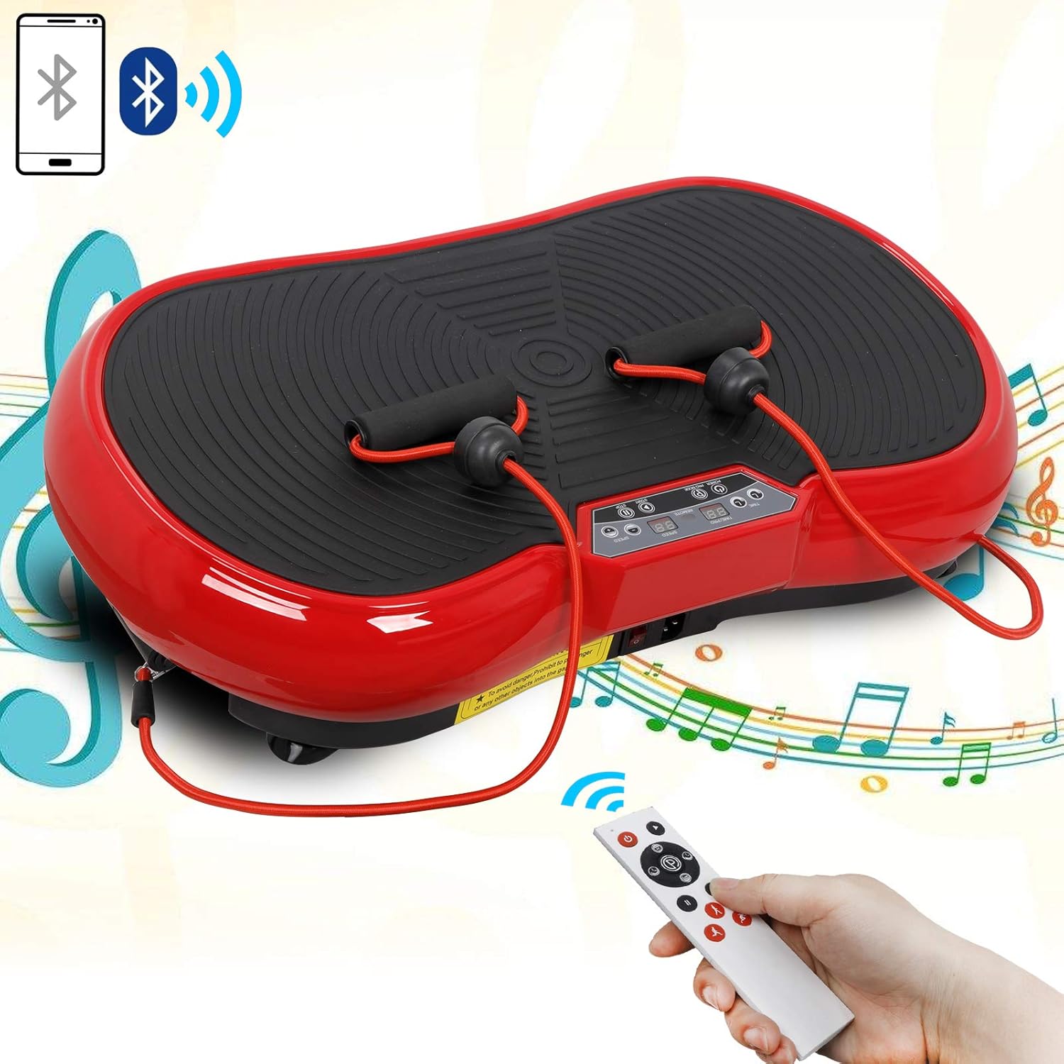 LEMY Vibration Plate Exercise Machine, Full Body Shaker with Bluetooth and Remote Control, Vibrating Plate Machine for Fitness, Training - Image 3