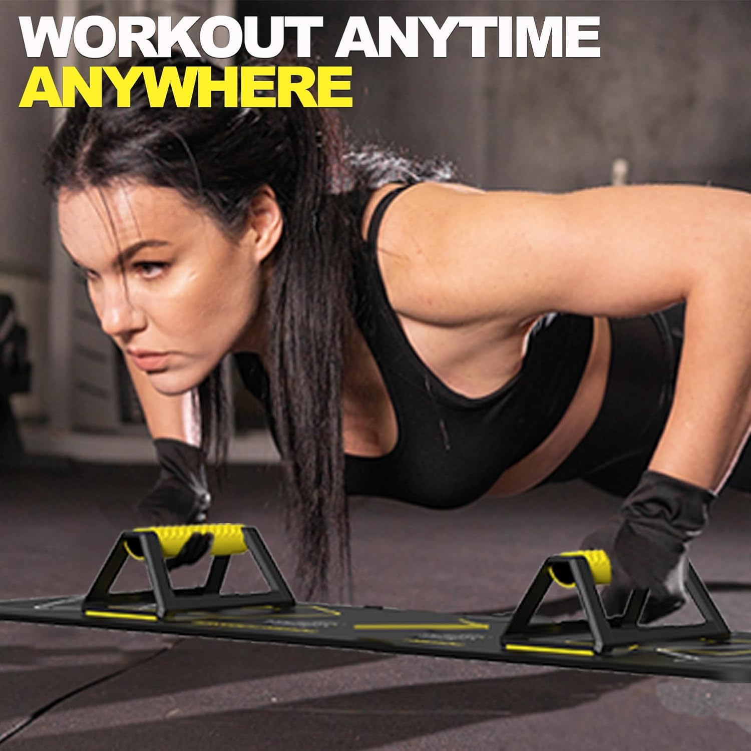 Push Up Pad, Home Workout Equipment Multi-Functional Push Up Bar, Portable Floor Chest Muscle Exercise Gym Equipment, Strength Training for Men & Women, Suitable Gifts for Men - Image 4