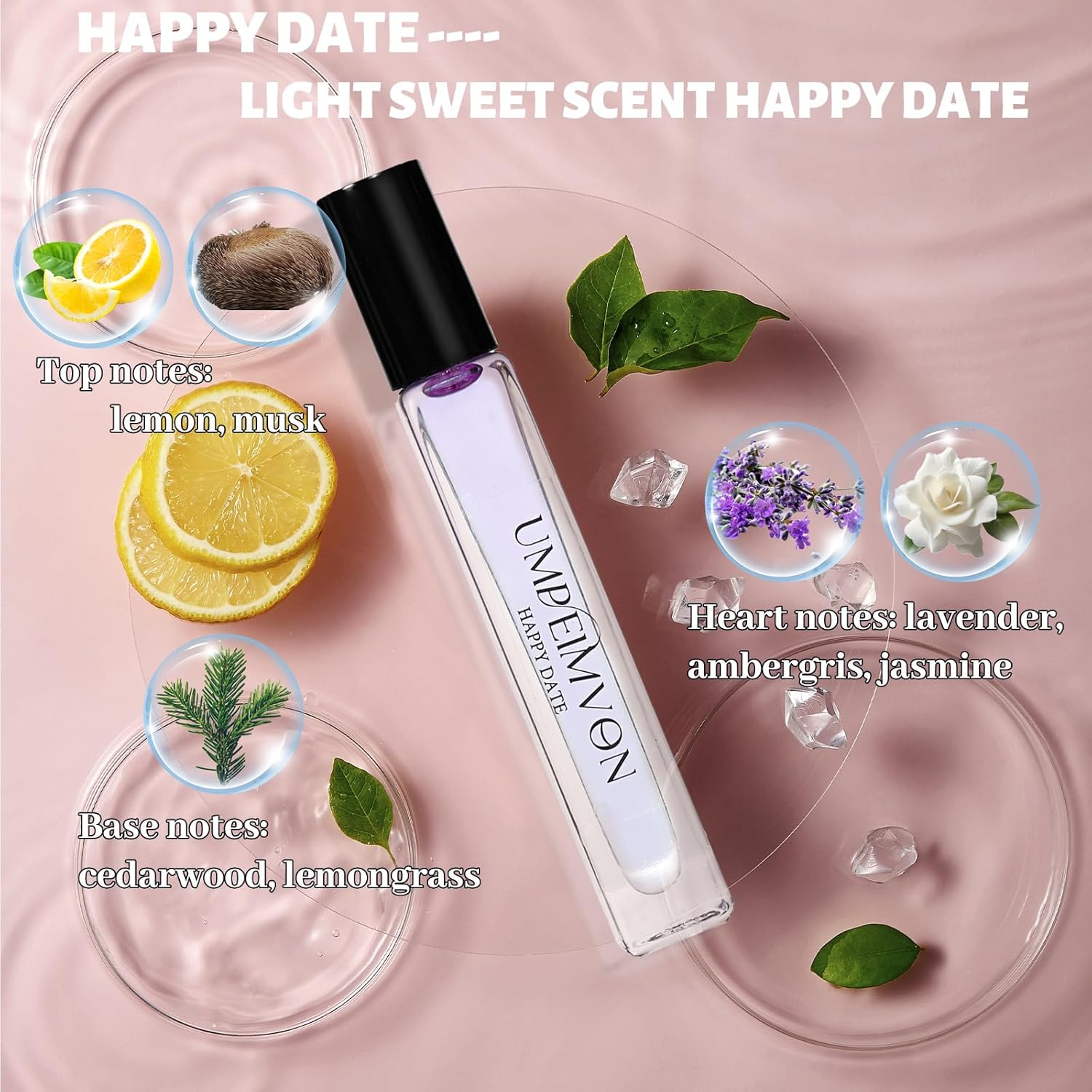 Roll On Perfume Oils for Women, Body Oil Perfume Long Lasting, Enhanced Scents Pheromone Perfume Gift, Travel Size 0.33 fl.oz - Image 3