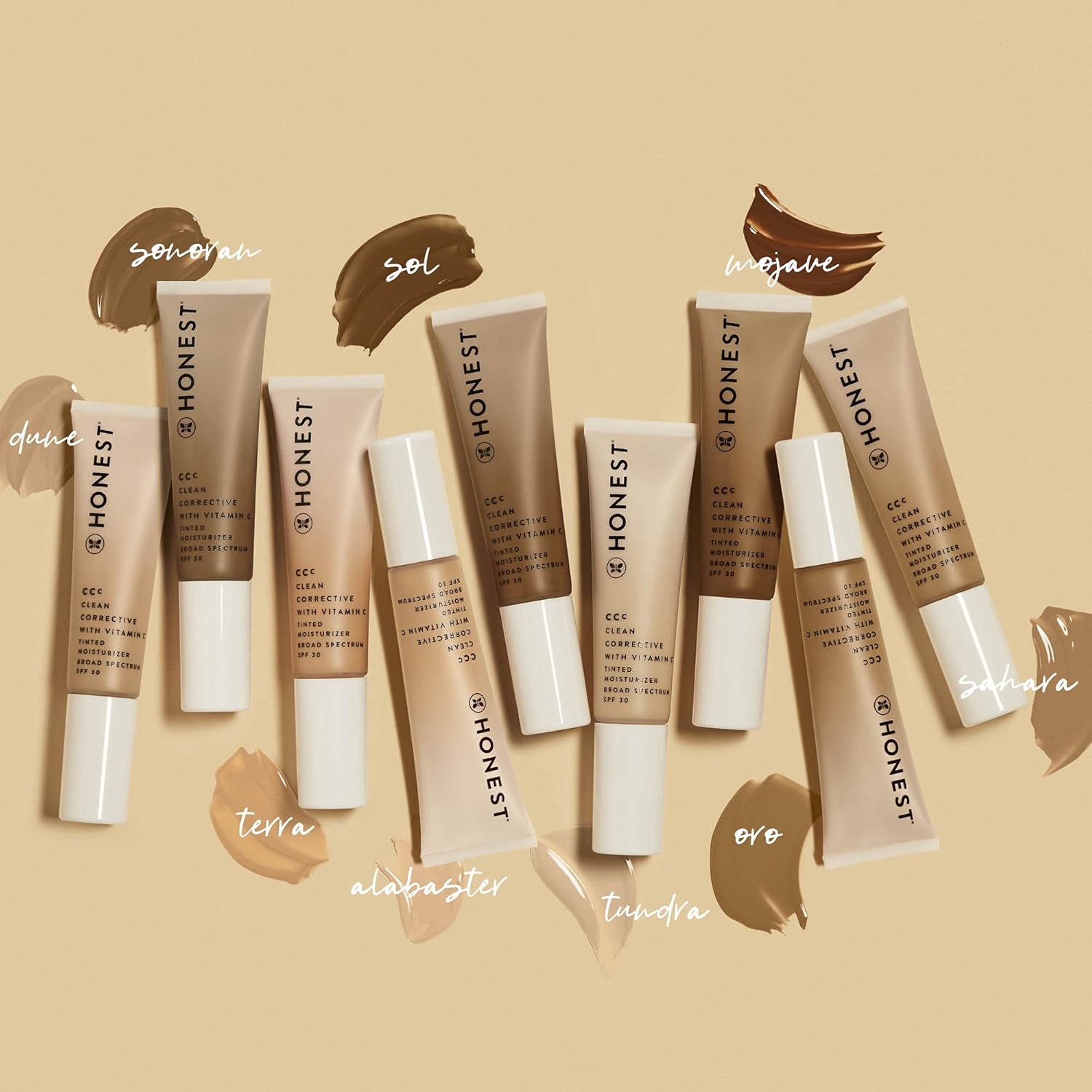 Honest Beauty CCC Clean Corrective with Vitamin C Tinted Moisturizer | Mineral SPF 30 | Vegan + Cruelty Free | Alabaster Fair Light, 1 fl oz - Image 8