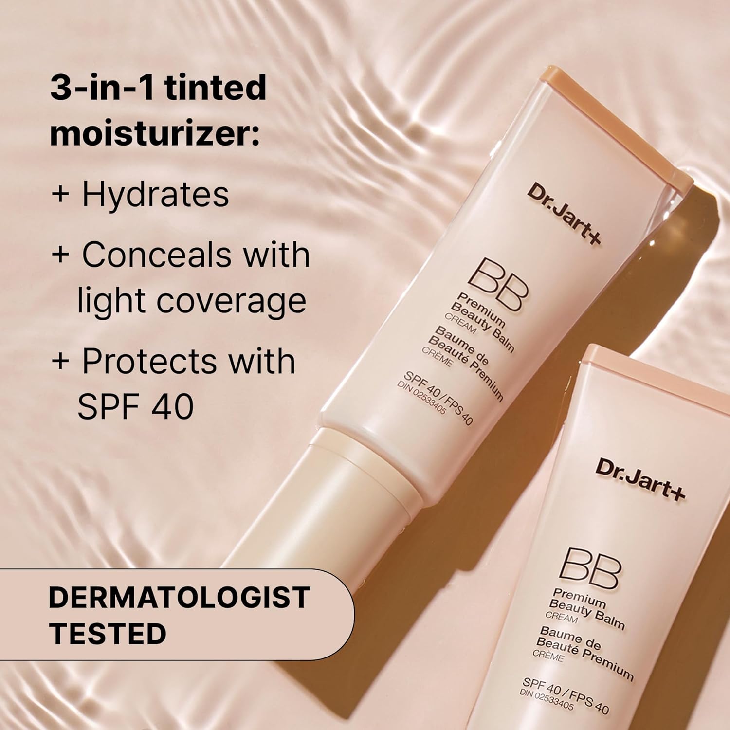Dr.Jart+ Premium BB Tinted Moisturizer with SPF 40 and Niacinamide | bb cream | Korean Skin Care - Image 7
