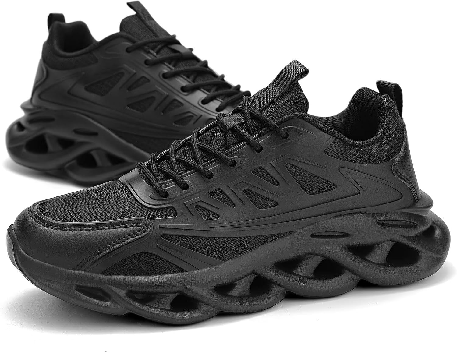 Men's Road-Running-Shoes Walking Fashion Athletic Sneakers Working Gym Comfort Lightweight Mesh Soft Sole Shoes - Image 4