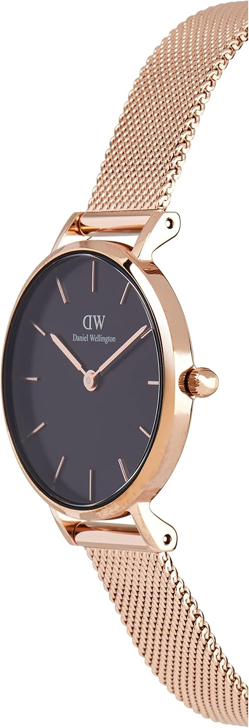 Daniel Wellington Petite Melrose 32mm Women's Watch, Stainless Steel (316L) Rose Gold Watch for Women - Image 5