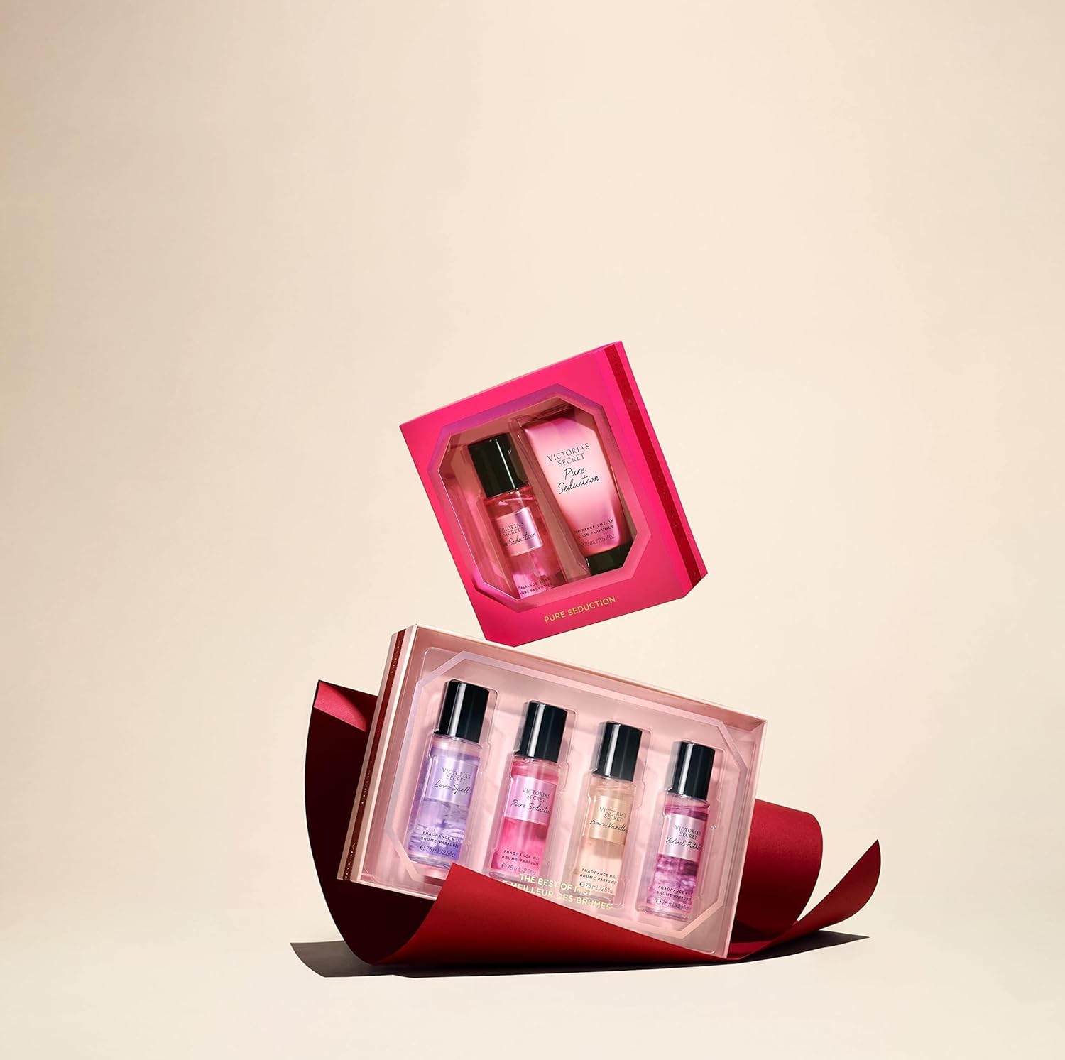 Victoria's Secret Fragrance Mist Collection 4 Piece Mini Gift Set, Assorted Scents - Image 4