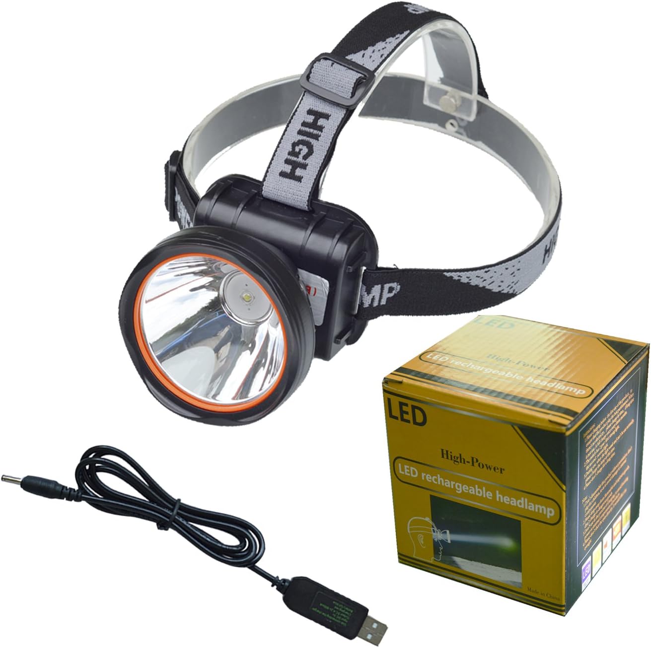 Super Bright LED Rechargeable Headlamp Flashlight Torch HeadLamp for Mining Camping Hiking Fishing - Image 8