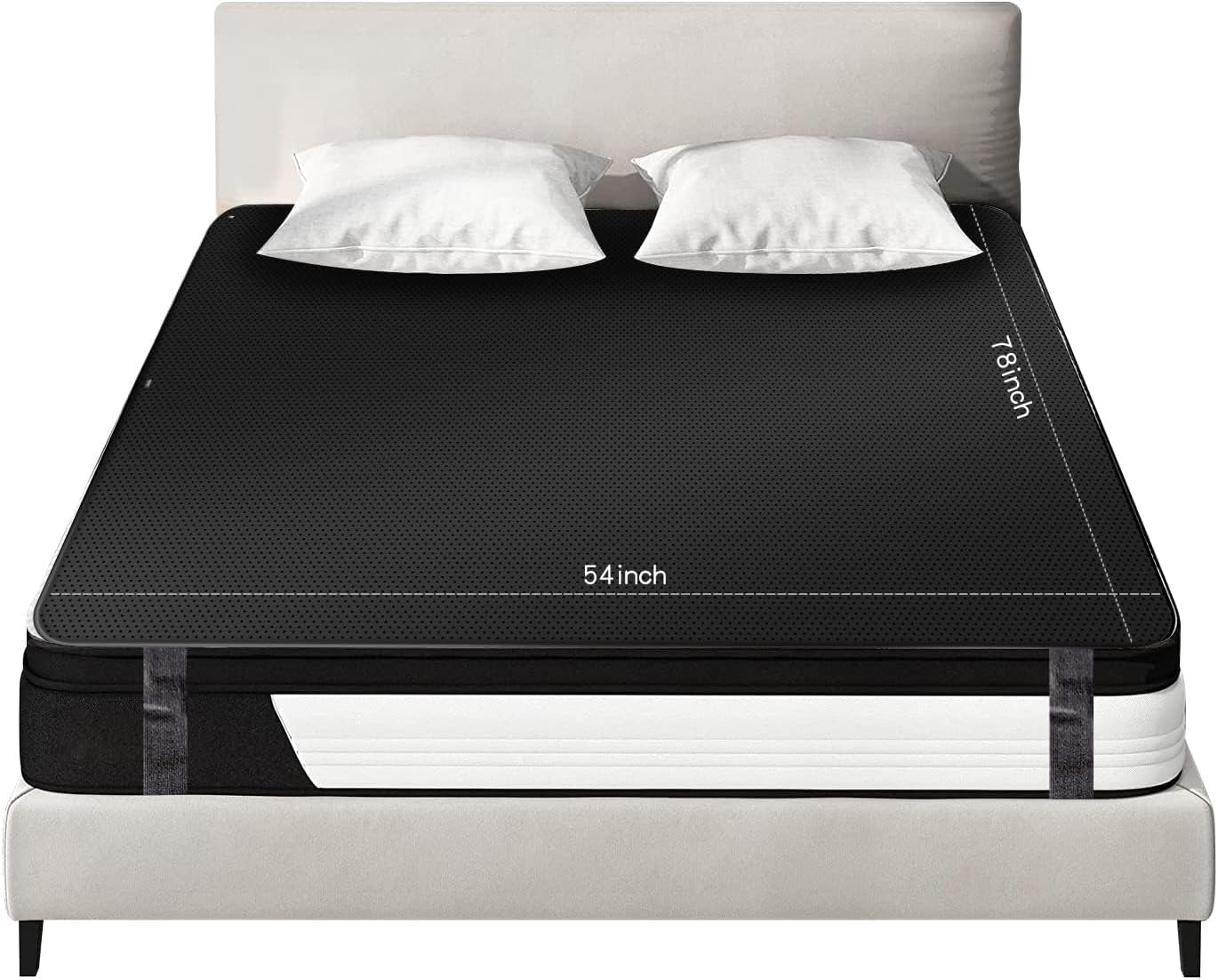 Grounding Mat Kit, Breathing Grounding Mats for Bed Ground Cord Grounding Products for Efficient Sleep, Reduce Stress Sleeping Sheet Pad (54x78IN) - Image 2