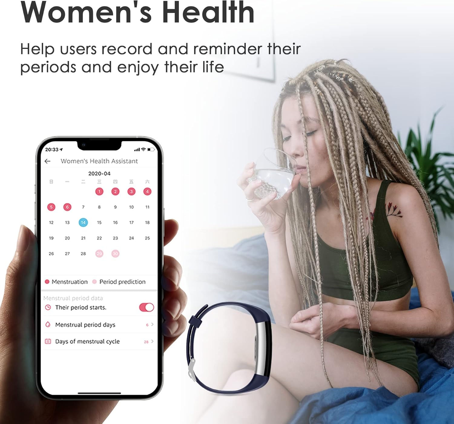 Fitness Tracker for Men and Women,Fitness Watch Waterproof with Activity Tracker and Sleep Monitor,Smart Watch for Android and iOS Phones - Image 6