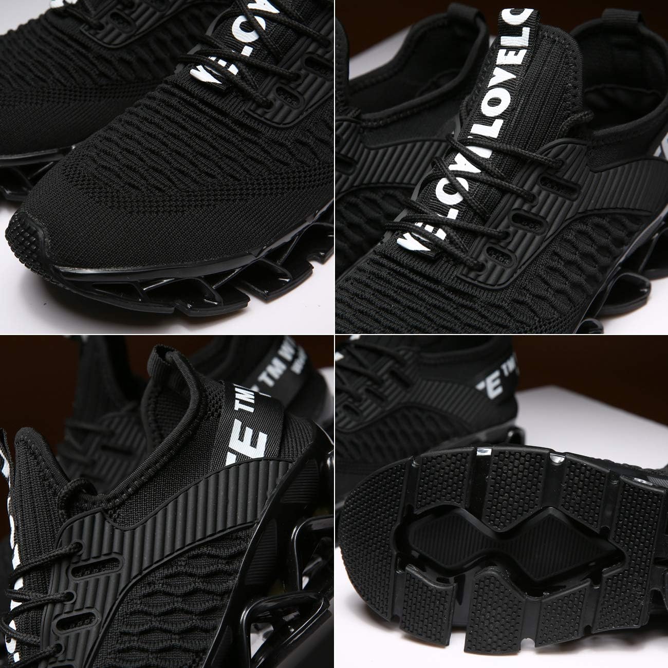 Chopben Men's Running Shoes Blade Non Slip Fashion Sneakers Breathable Mesh Soft Sole Casual Athletic Walking Shoes - Image 5
