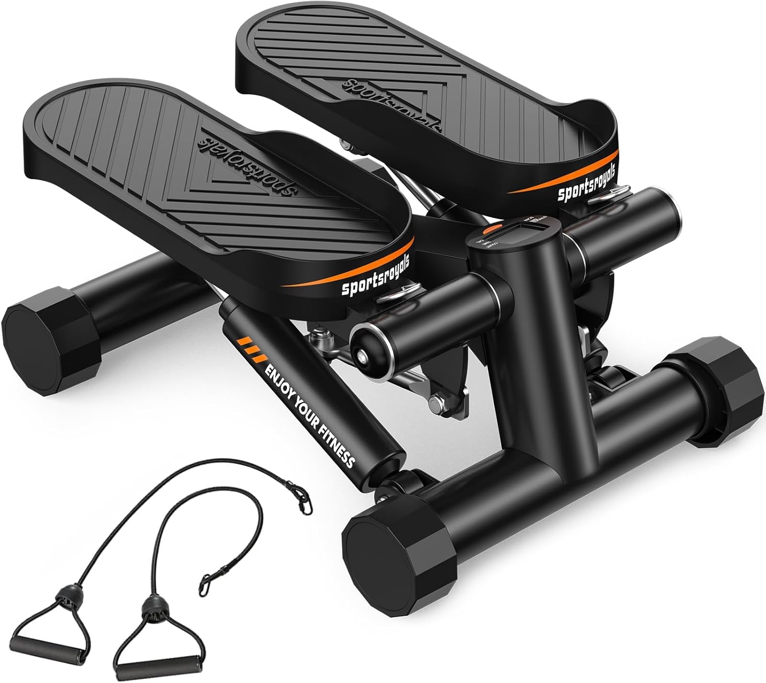 Sportsroyals Stair Stepper for Exercises-Twist/Mini Stepper with Resistance Bands and 330lbs Weight Capacity - Image 2