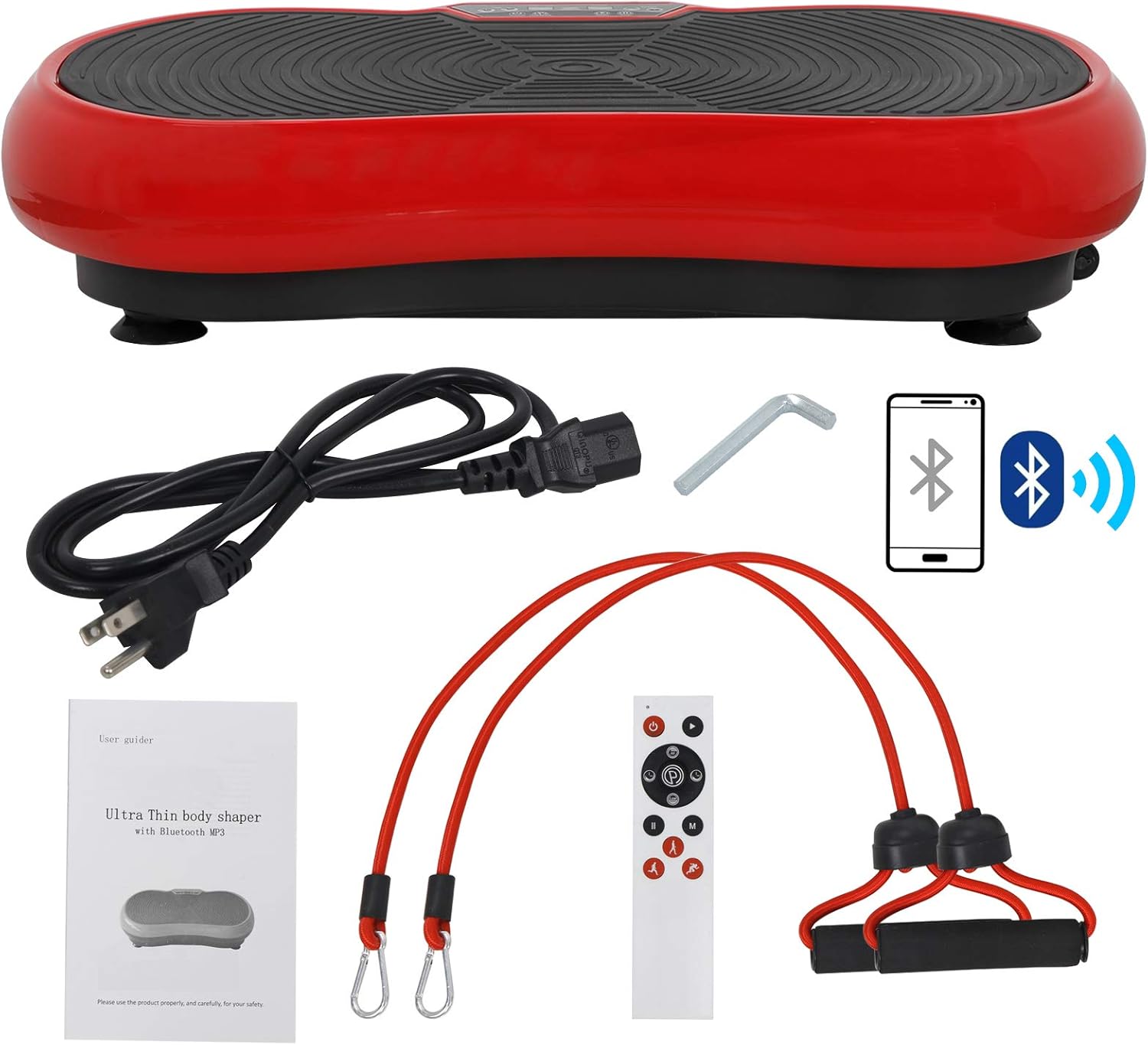 LEMY Vibration Plate Exercise Machine, Full Body Shaker with Bluetooth and Remote Control, Vibrating Plate Machine for Fitness, Training - Image 4