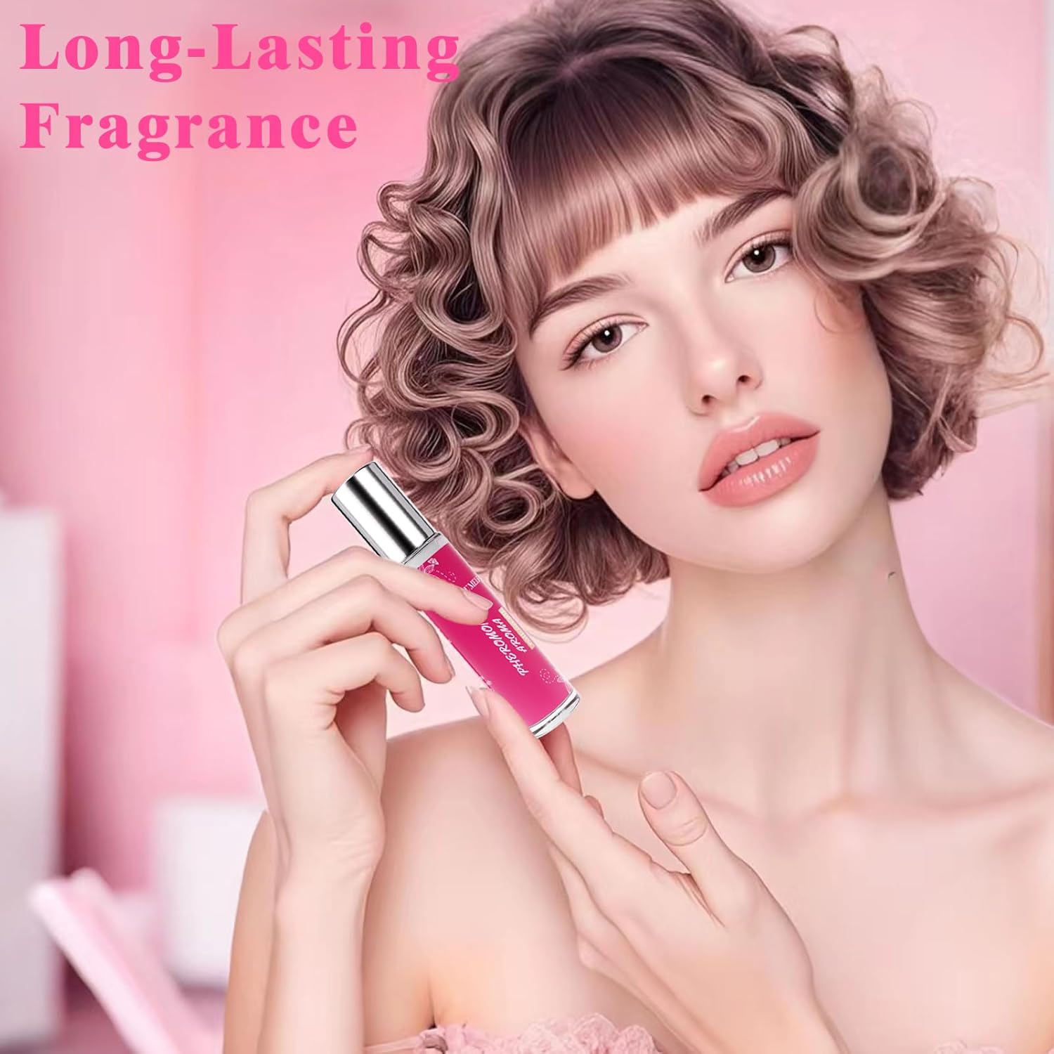 Pheromone Perfume for Women,Fragrance Pheromone Cologne Attract Men, Long Lasting Women's Perfume, Roller Ball Design, Portable and Fruity - Image 5