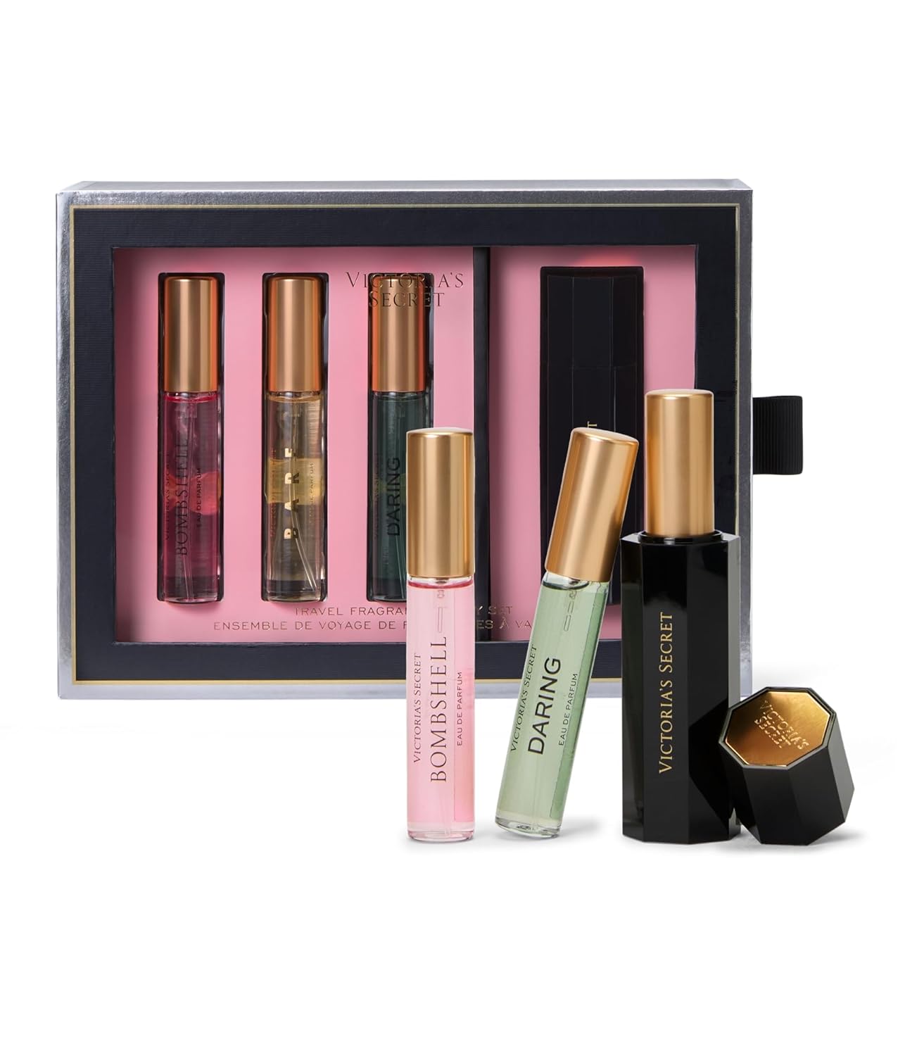 Victoria's Secret Travel Fragrance Spray Gift Set, Bombshell, Bare & Daring, Assorted Scents - Image 2