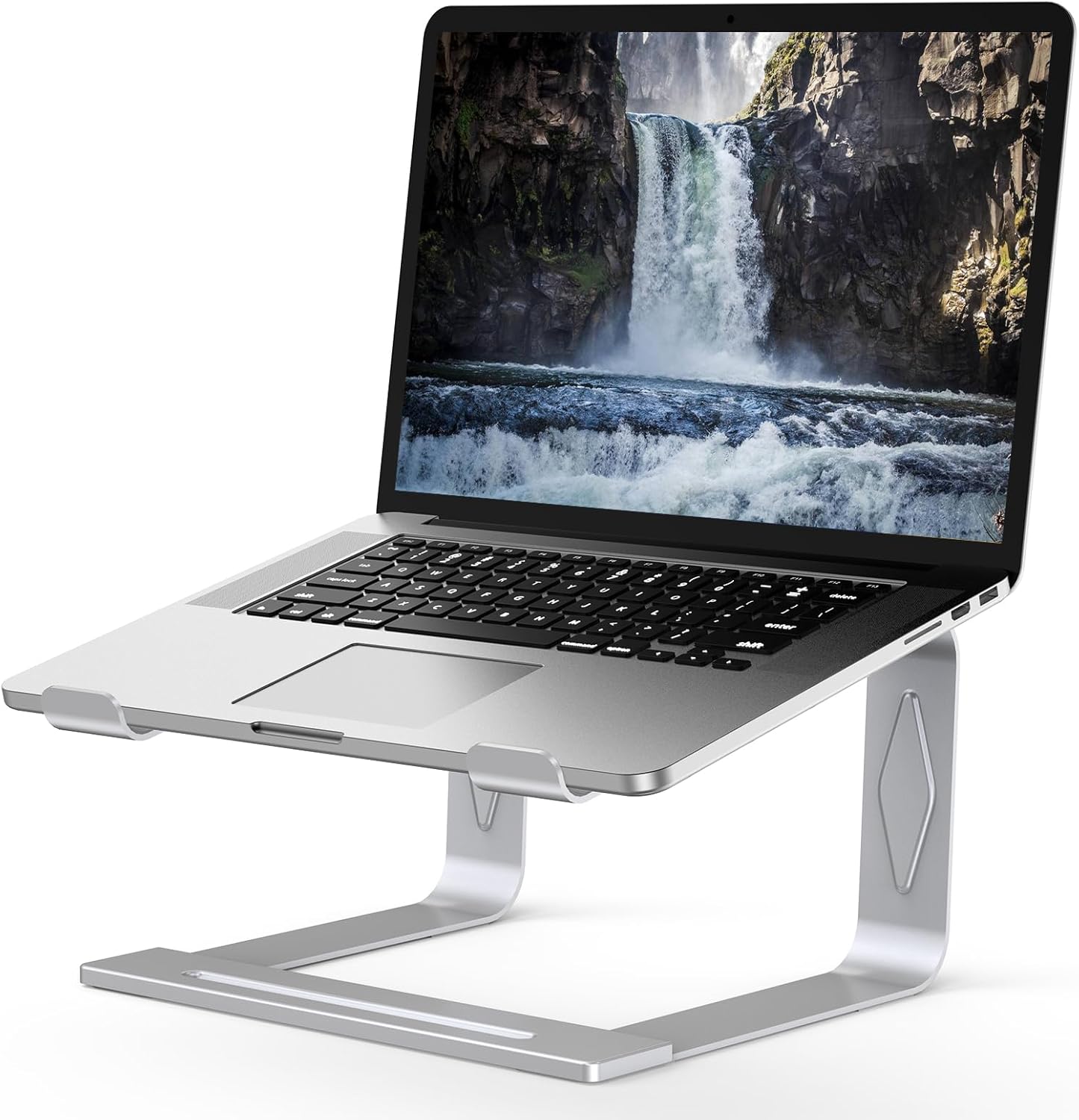 Laptop Stand for Desk, Metal Laptop Riser Holder, Removable Notebook Stand Ventilated Cooling Computer Stand Compatible with 10-15.6” Laptops - Image 2