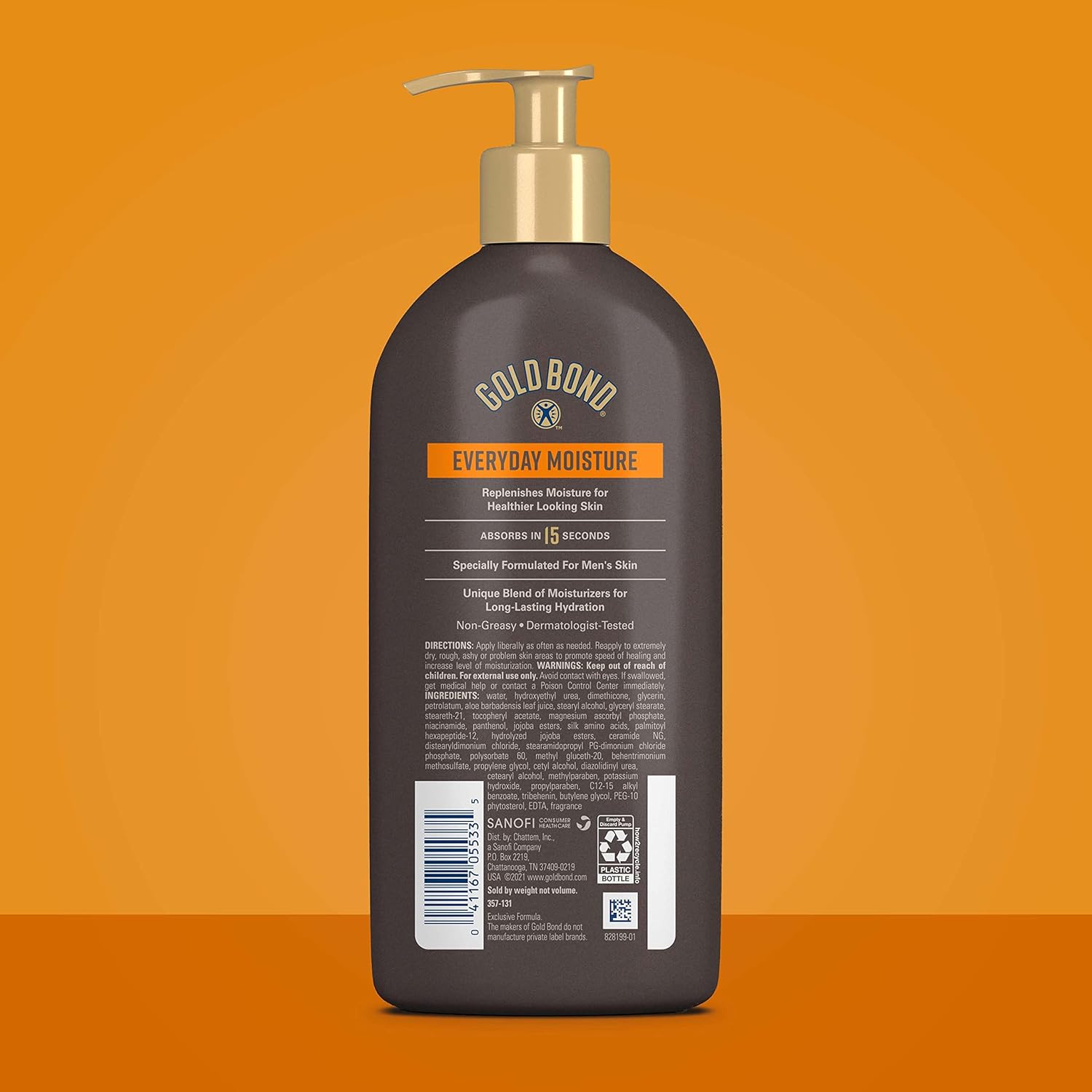 Gold Bond Ultimate Men's Essentials Hydrating Lotion, 14.5 oz., Everyday Moisture for Dry Skin - Image 4