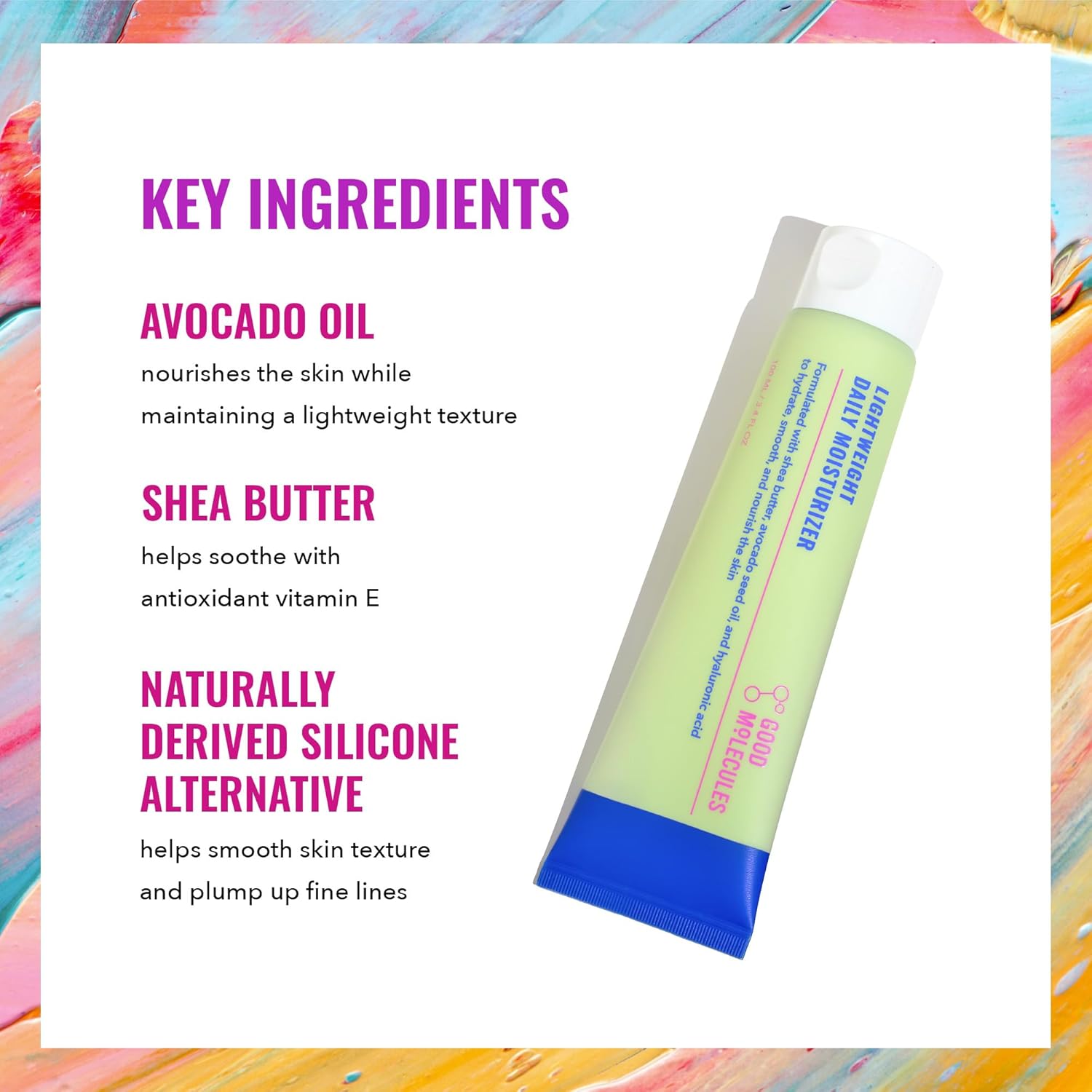 Good Molecules Lightweight Daily Moisturizer - Hydrating Facial Lotion with Avocado Oil and Shea Butter and Antioxidants - Anti-aging Skincare for Face - Image 4