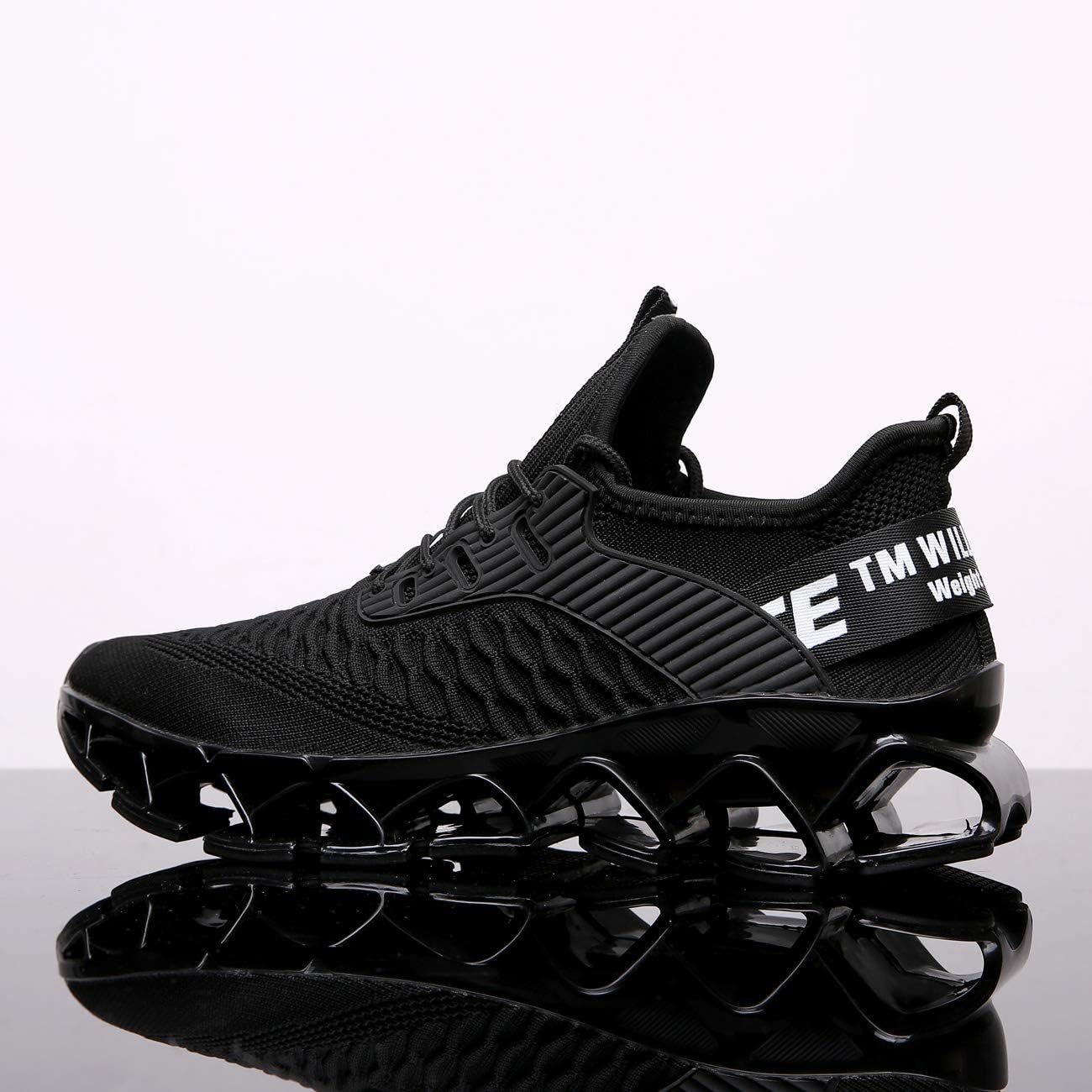 Chopben Men's Running Shoes Blade Non Slip Fashion Sneakers Breathable Mesh Soft Sole Casual Athletic Walking Shoes - Image 7