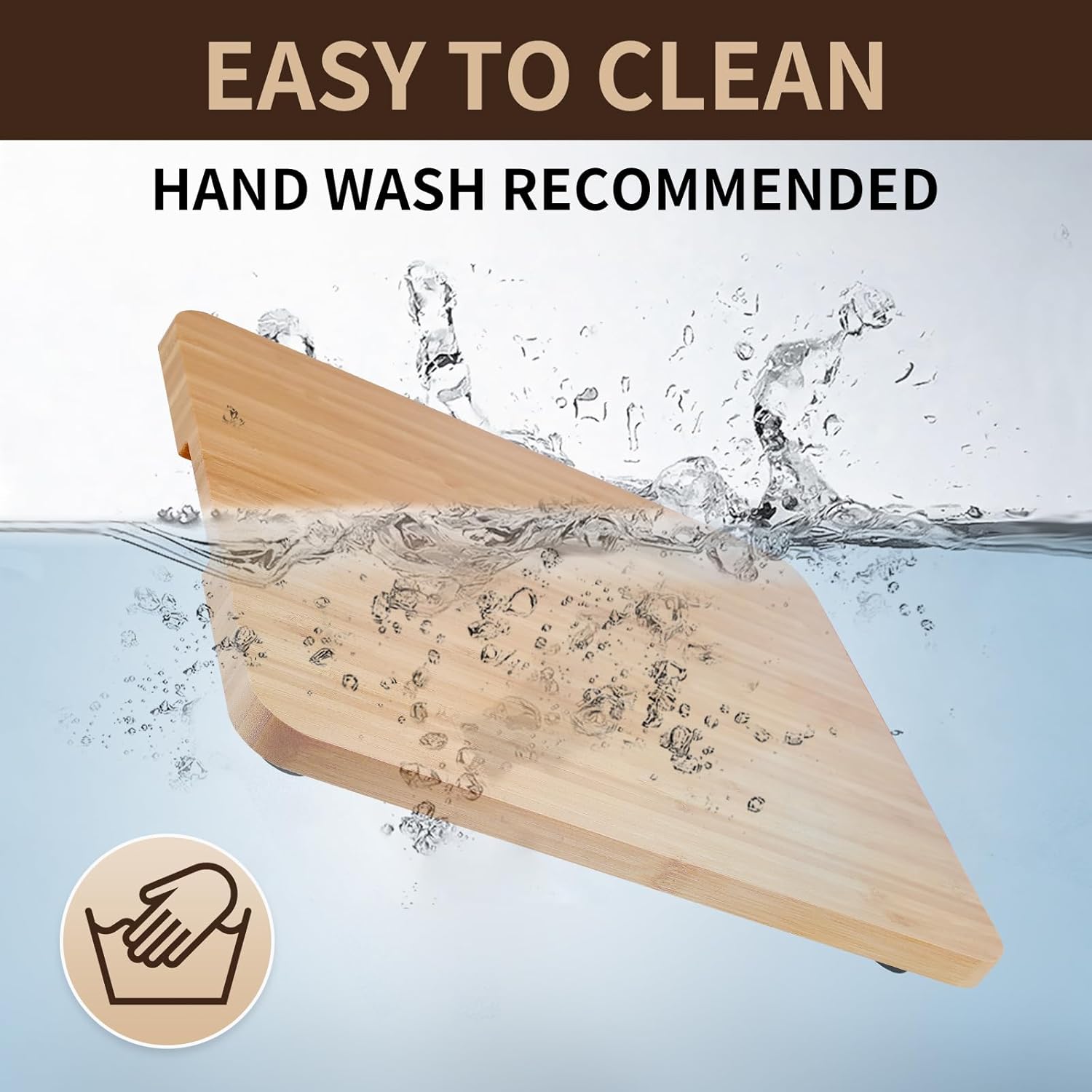 Cutting Board for Emeril Lagasse 26 QT Extra Large Air Fryer, Accessories for Emeril Lagasse Air Fryer with Heat Resistant Silicone Feet, Crate Extra Storage, Protects Kitchen Surfaces - Image 7