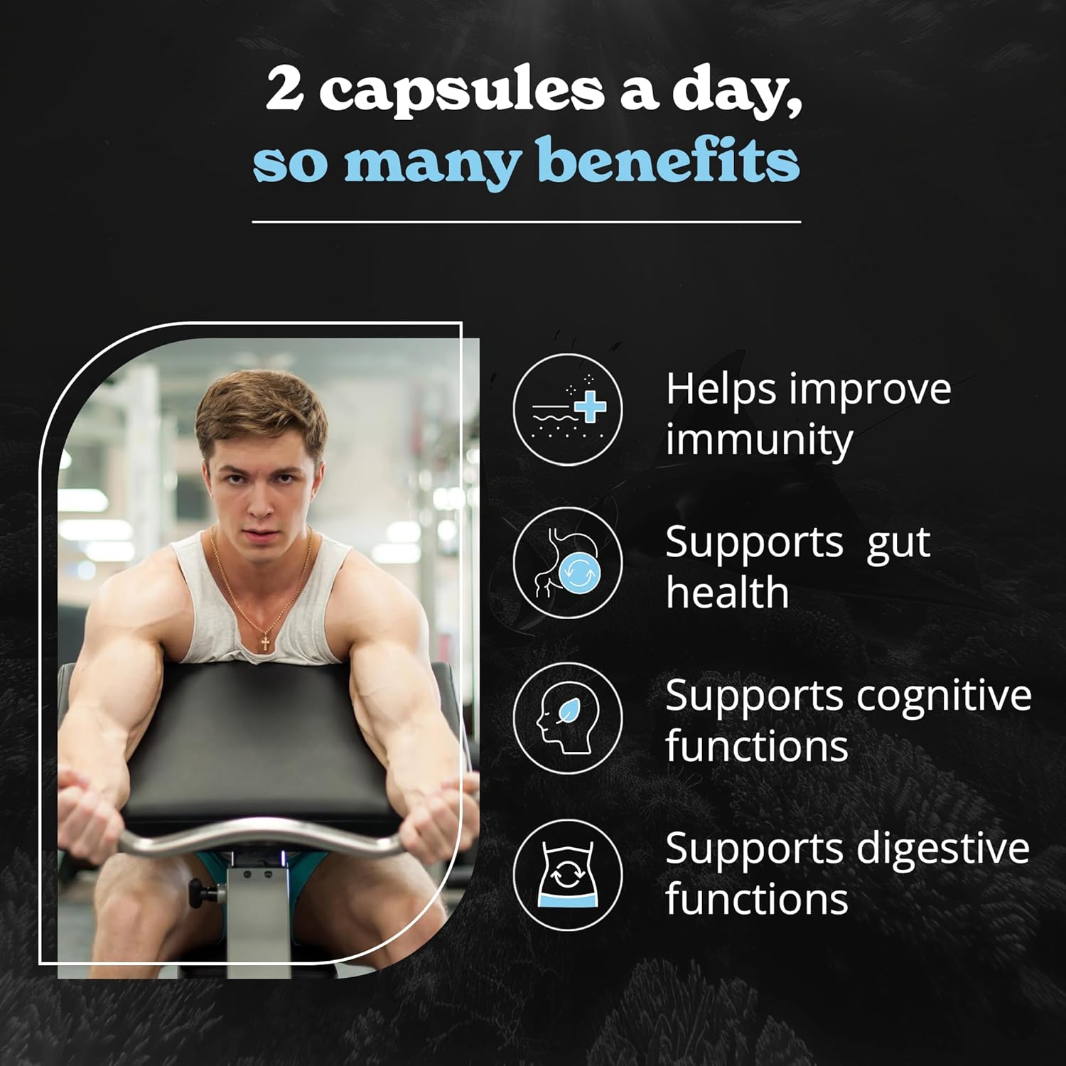 Seamoss Capsules- Irish Sea Moss with Black Seed Oil, Ashwagandha & Black Pepper for Stamina, Strength & Endurance- High Potency Sea Moss Supplement - 60 Servings, 120 Capsule - Image 4