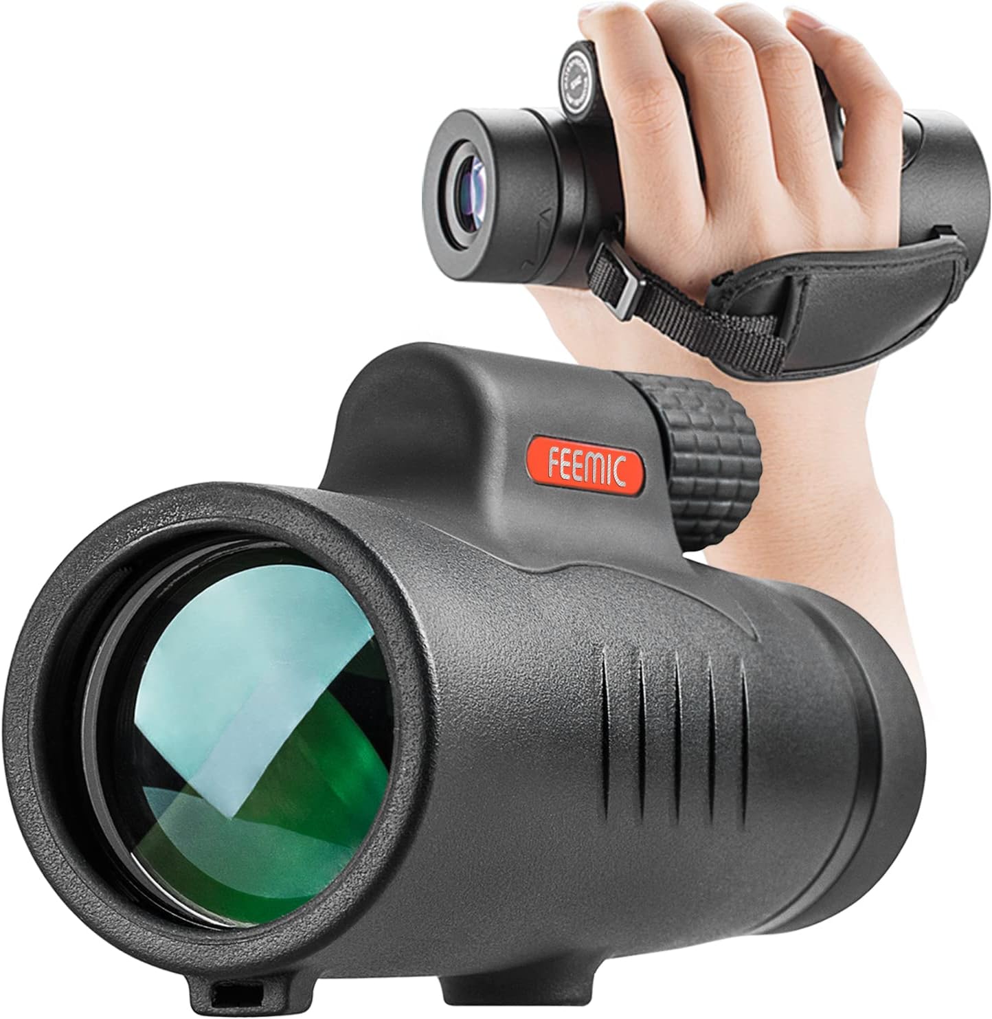 Monocular Telescope High Power 8x42 Monoculars Scope Compact Waterproof Fogproof Shockproof with Hand Strap for Adults Kids Bird Watching Hunting Camping Hiking Travling Wildlife Secenery - Image 2