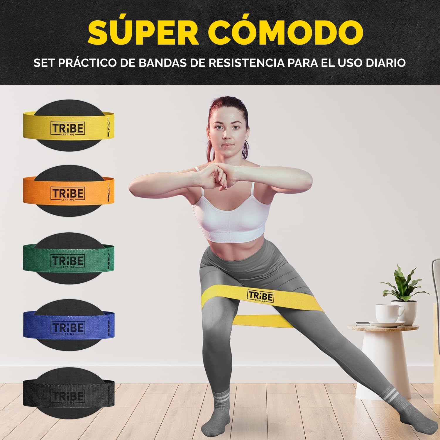 Fabric Resistance Bands for Working Out - Booty Bands for Women and Men - Exercise Bands Resistance Bands Set - Workout Bands Resistance Bands for Legs - Fitness Bands - Image 8