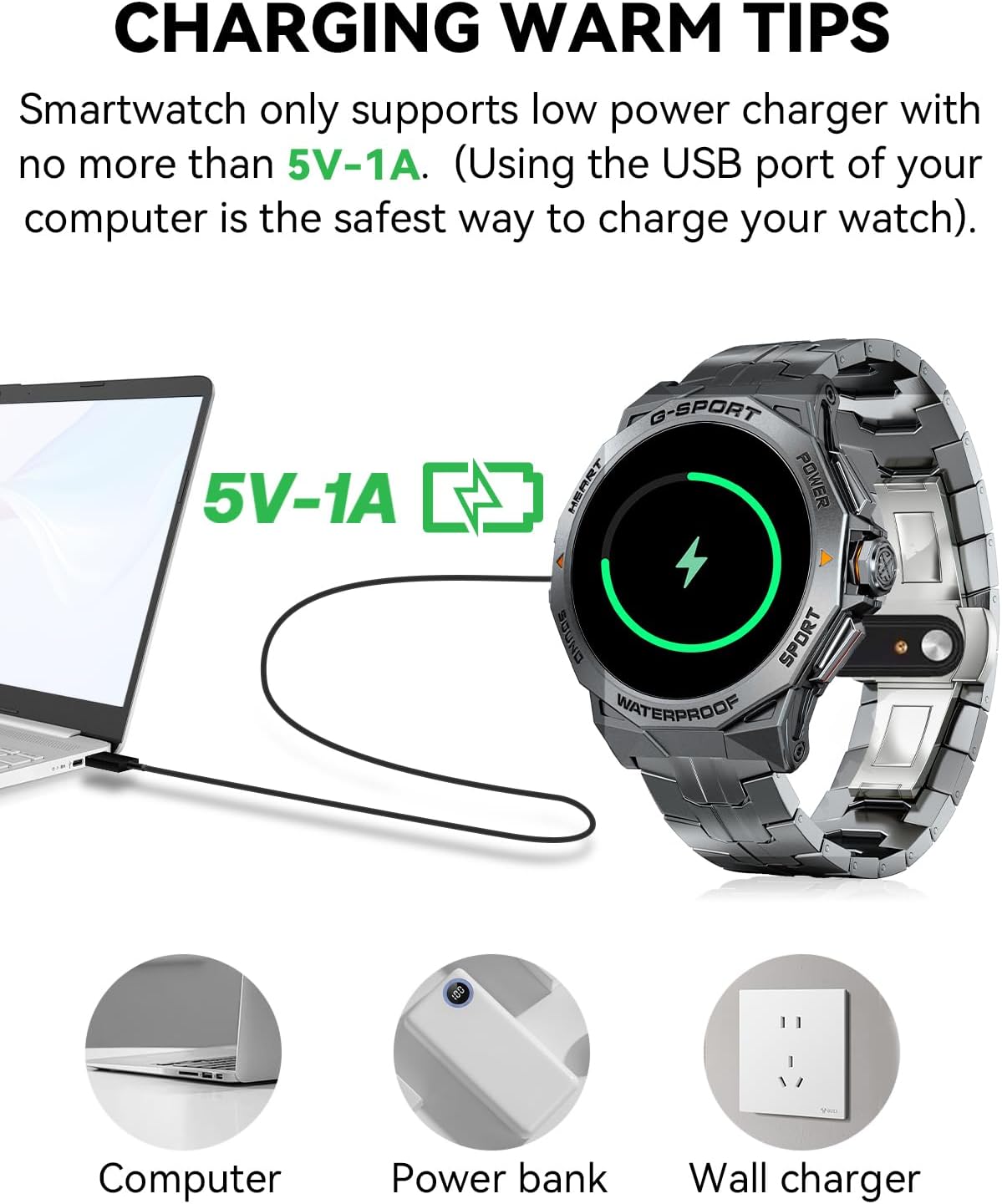 Military Smart Watch for Men with Bluetooth Call, 1.43" AMOLED Screen Smartwatch with Heart Rate/Sleep Monitor, IP68 Waterproof Fitness Tracker with 100+ Sport Modes for iOS Android - Image 9