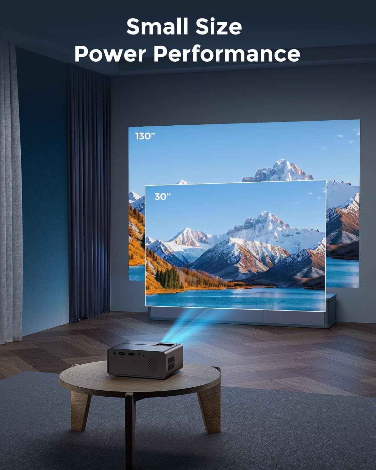 CiBest Mini Projector, 2025 Upgraded Full HD 1080P Support Video Projector, Portable Small Movie Projector, Compatible with iOS/Android/Windows/TV Stick/Box/USB/HDMI - Image 7