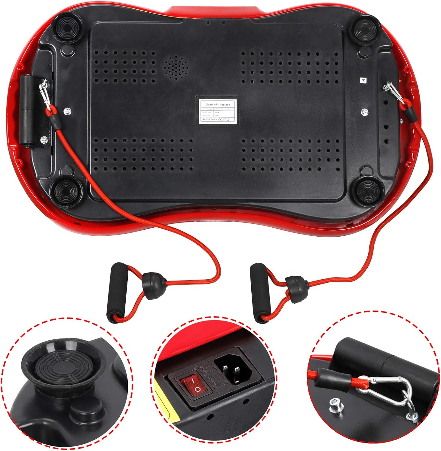 LEMY Vibration Plate Exercise Machine, Full Body Shaker with Bluetooth and Remote Control, Vibrating Plate Machine for Fitness, Training - Image 7