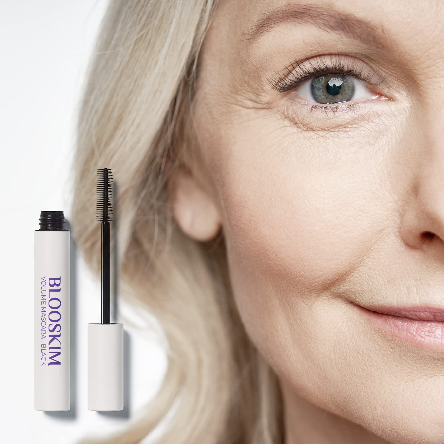 Mascara for Older Women 60 Plus, Prime Mascara, Lengthening & Strengthening Lash Mascara for Mature Women, Volumizing, Long Stay - Black 0.24 FL OZ - Image 8