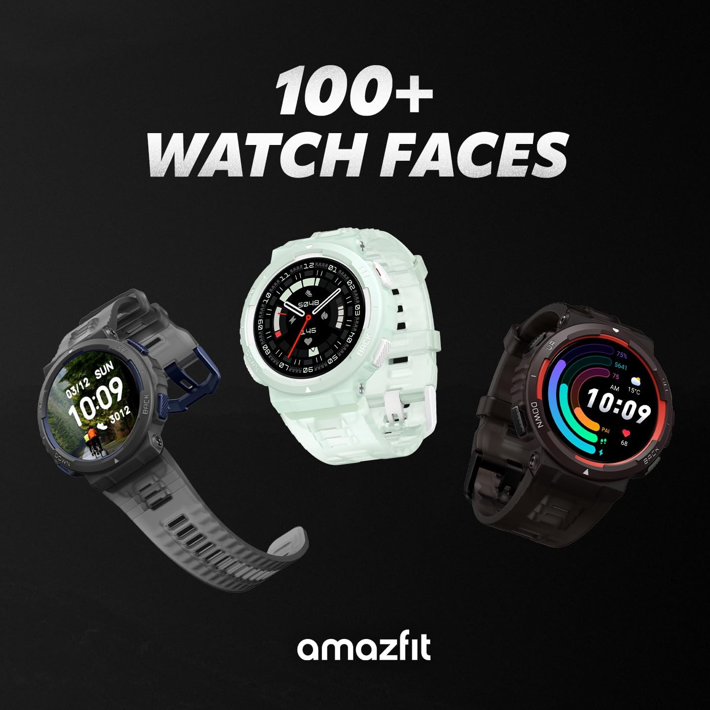Amazfit Active Edge Smart Watch 46 mm, Rugged Fitness Watch, GPS, AI Health Coach, 16-Day Battery, 130+ Sports Modes, Activity Trackers and Smartwatches Android and iPhone Compatible, Lava Black - Image 10