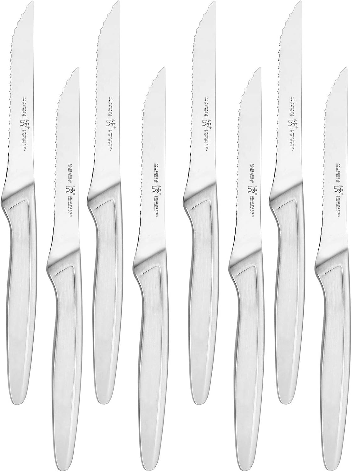 HENCKELS Razor-Sharp Steak Knife Set of 8, German Engineered Informed by 100+ Years of Mastery, Sliver - Image 2