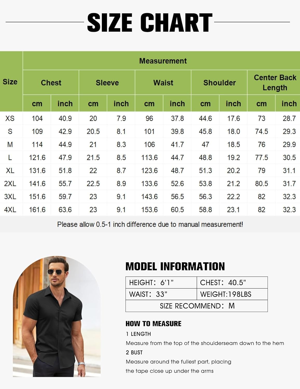 COOFANDY Men's Button Down Shirt Short Sleeve Casual Shirt for Men Summer Business Casual Dress Shirt - Image 7
