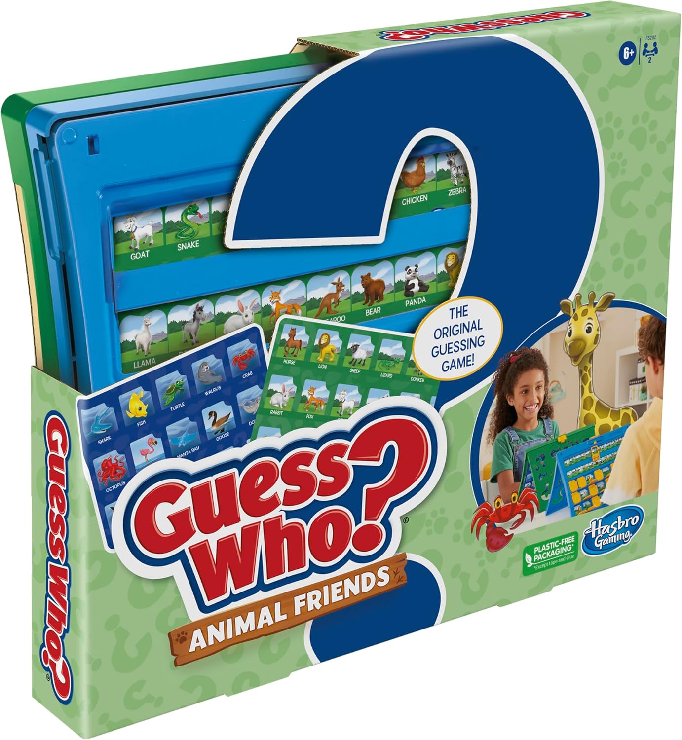 Hasbro Gaming Guess Who? Animal Friends Game | 2 Double-Sided Animal Sheets | 2-Player Board Games for Kids | Back to School Gifts | Ages 6+ (Amazon Exclusive) - Image 9
