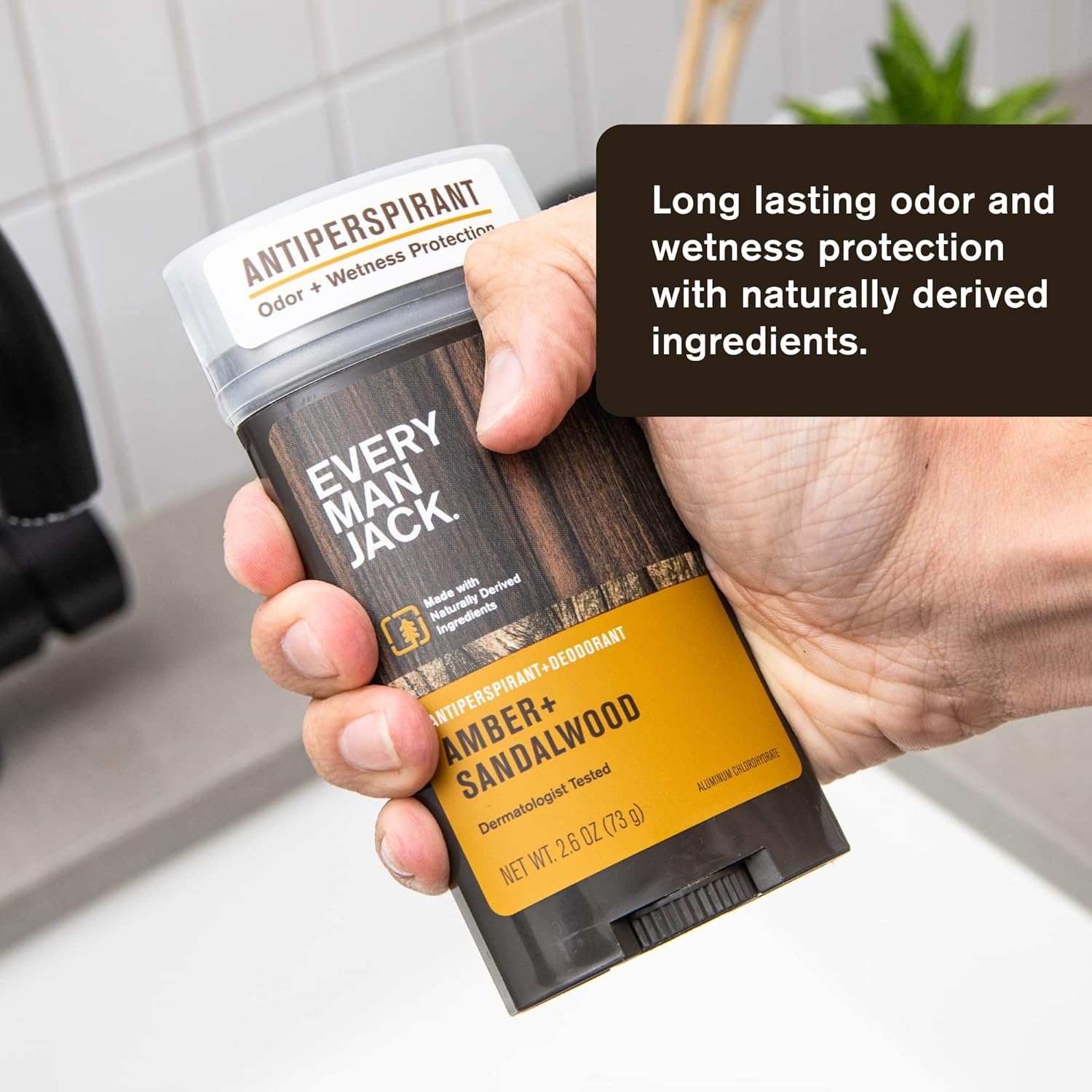 Every Man Jack Men’s Antiperspirant Deodorant Variety Set - Stay Fresh with Antiperspirant Men’s Deodorant - Odor Crushing, Long Lasting, Plant-Based, and No Harsh Chemicals - 2.6 oz - 3 Pack - Image 3