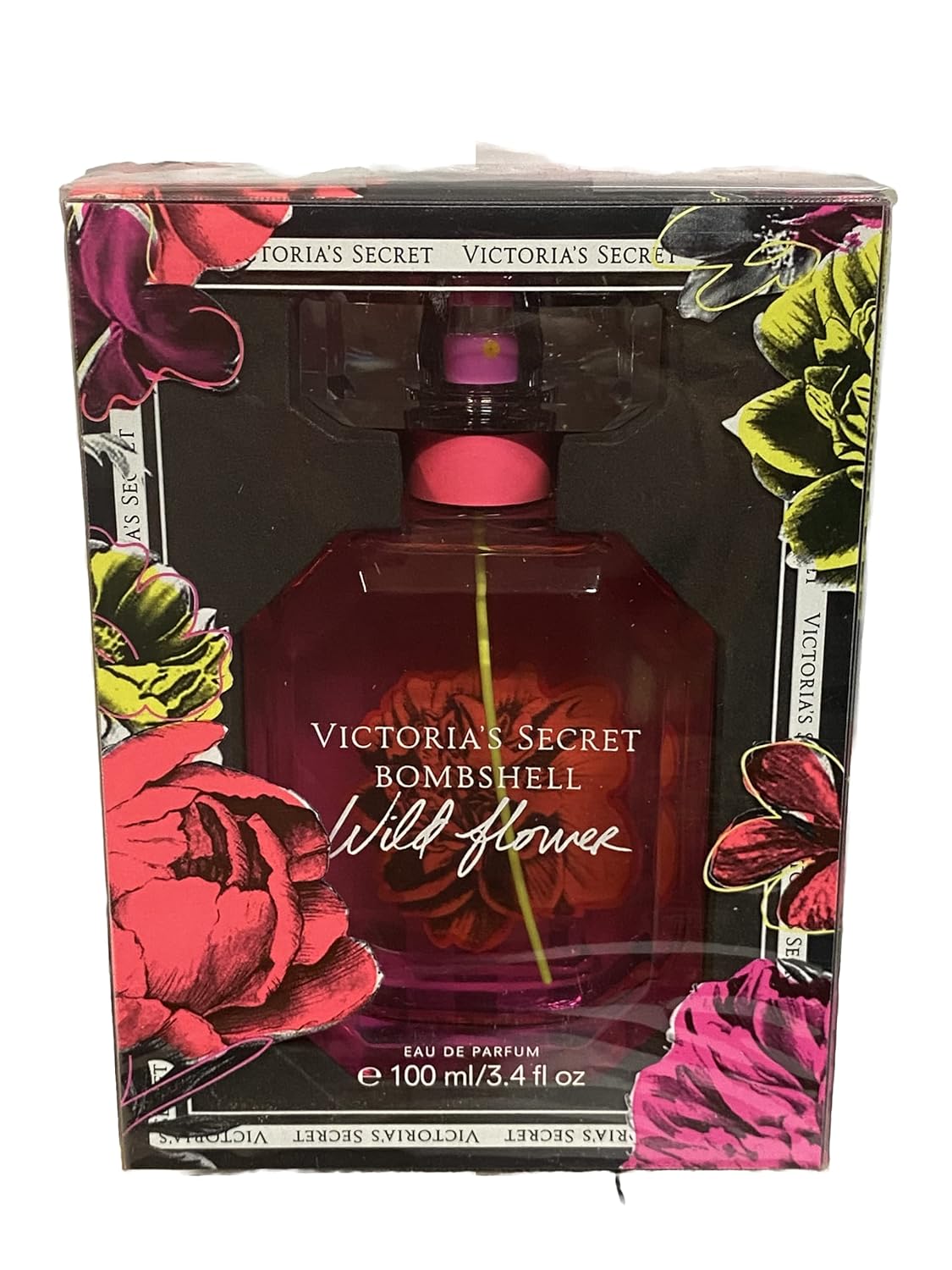 Victoria's Secret Bombshell Wild Flower Eau De Parfum Spray,3.40 Fl Oz (Pack of 1) - Image 2