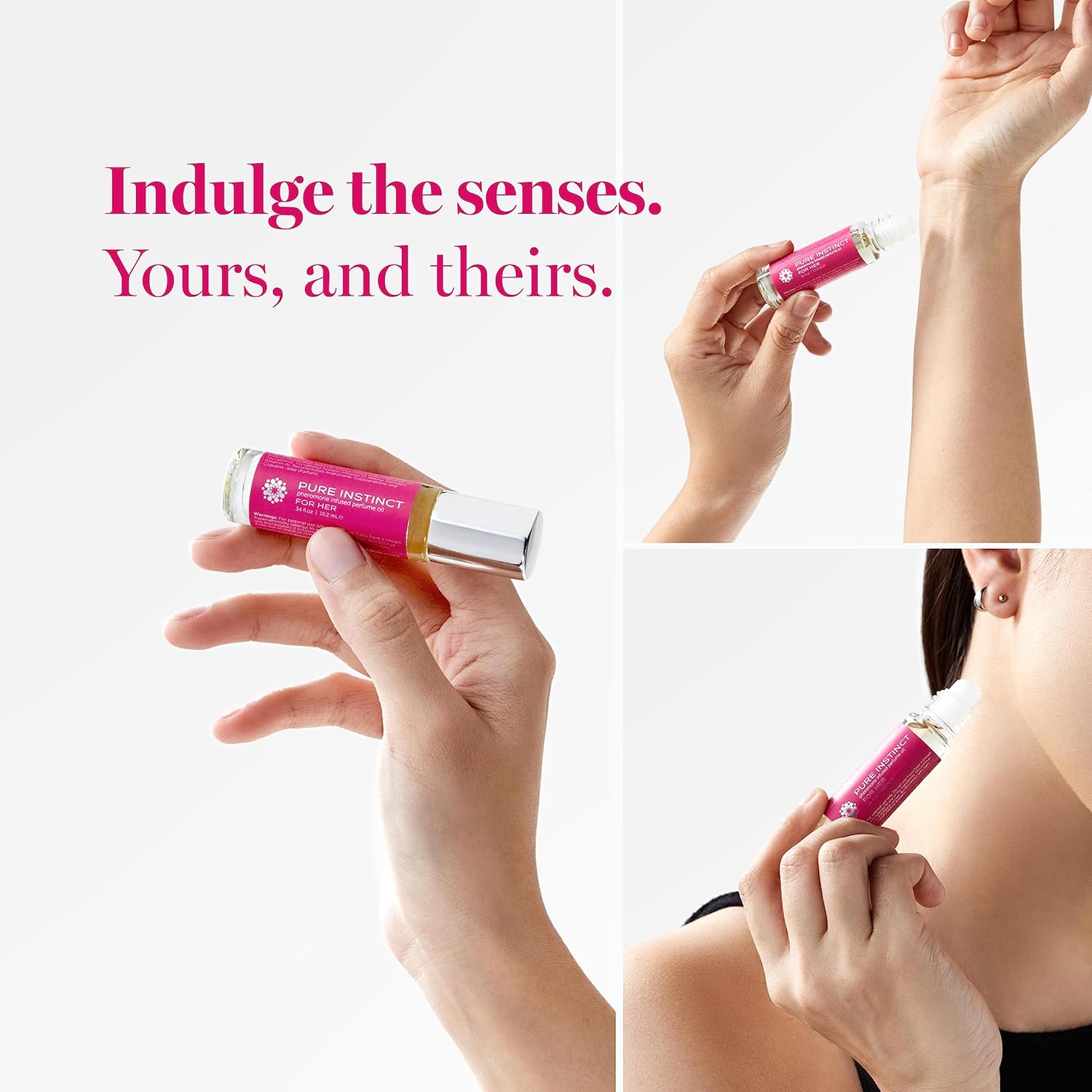 Pure Instinct Roll-On - The Original Pheromone Infused Essential Oil Perfume Cologne - TSA Ready (For Her - Women) - Image 6