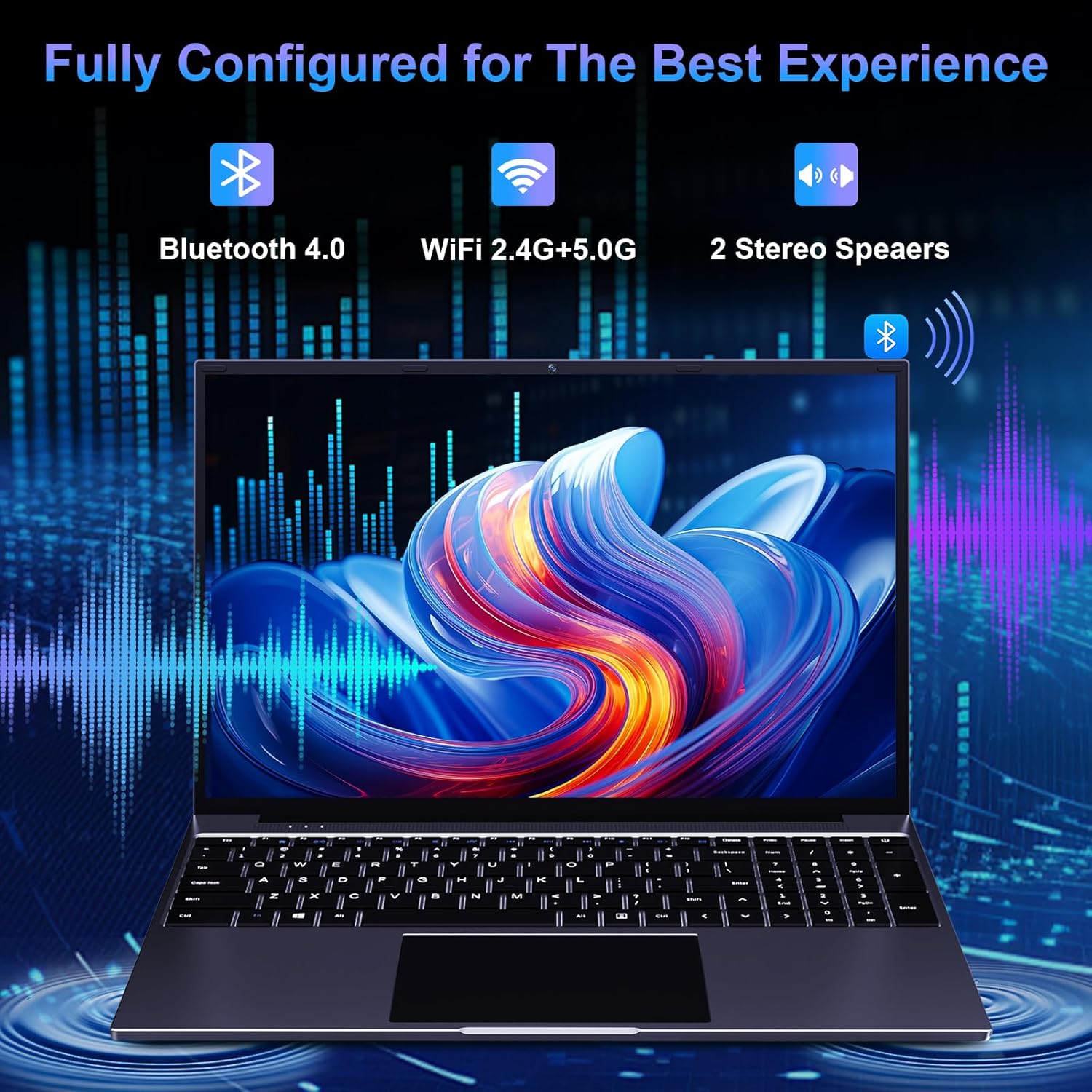 jumper Laptop Computer 16 inch FHD Display, 12GB RAM, 256GB SSD, 128GB eMMC, 5G/2.4G WiFi, Type-C, HDMI, Numeric Keypad, Bluetooth, 38Wh Battery, 5305U Processor, Cooling System - Image 7