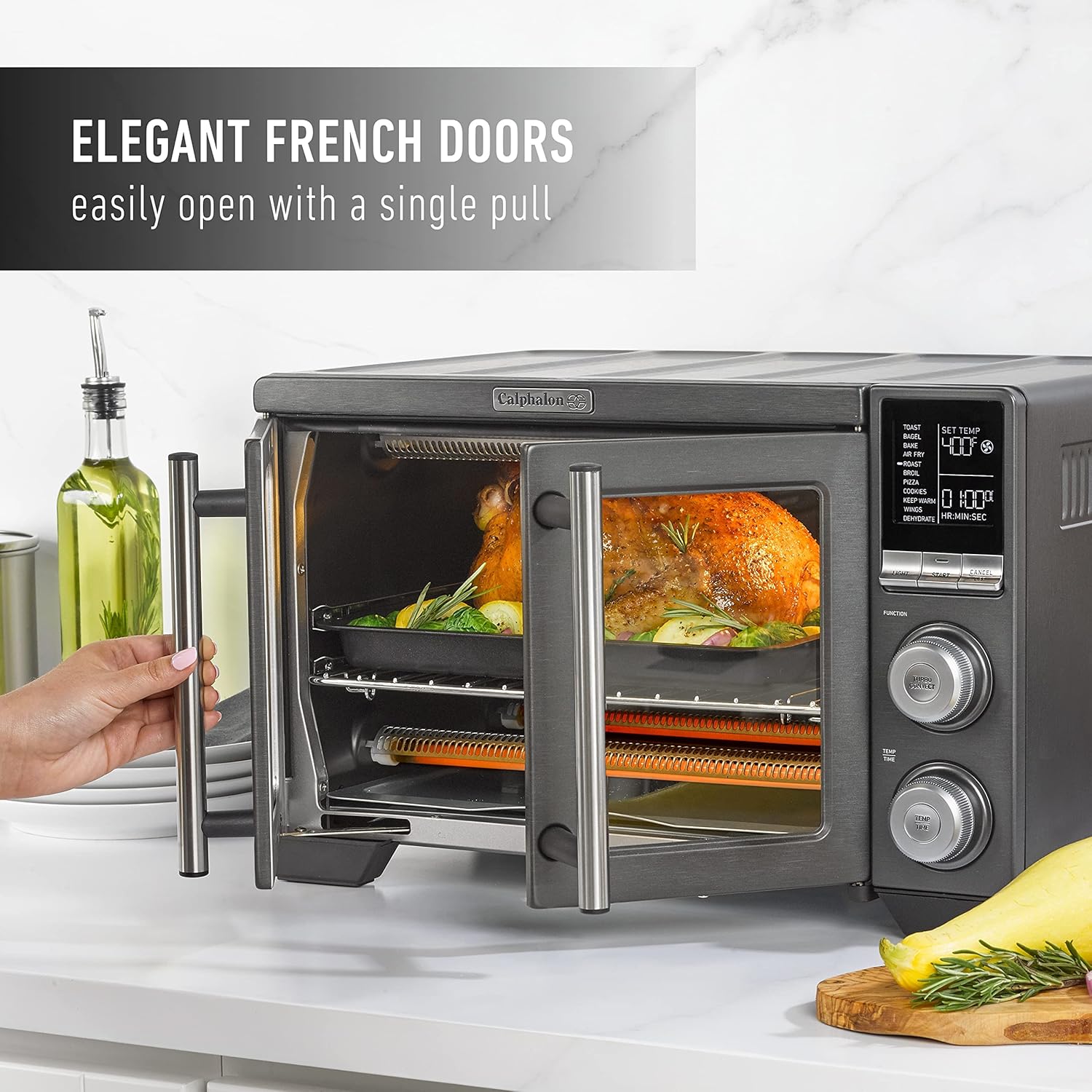 Calphalon® Performance Countertop French Door Air Fryer Oven, 11-in-1 Convection Toaster Oven - Image 3