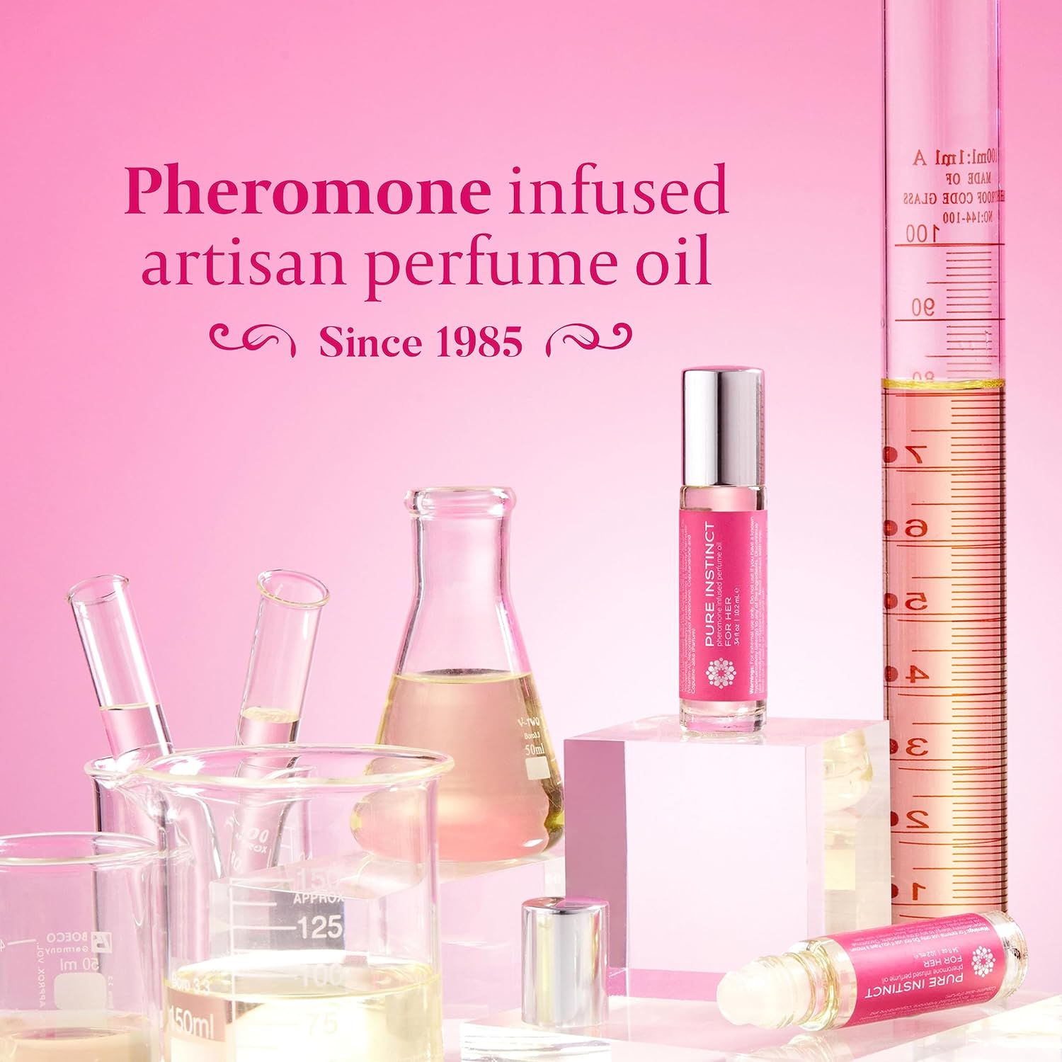 Pure Instinct Roll-On - The Original Pheromone Infused Essential Oil Perfume Cologne - TSA Ready (For Her - Women) - Image 4
