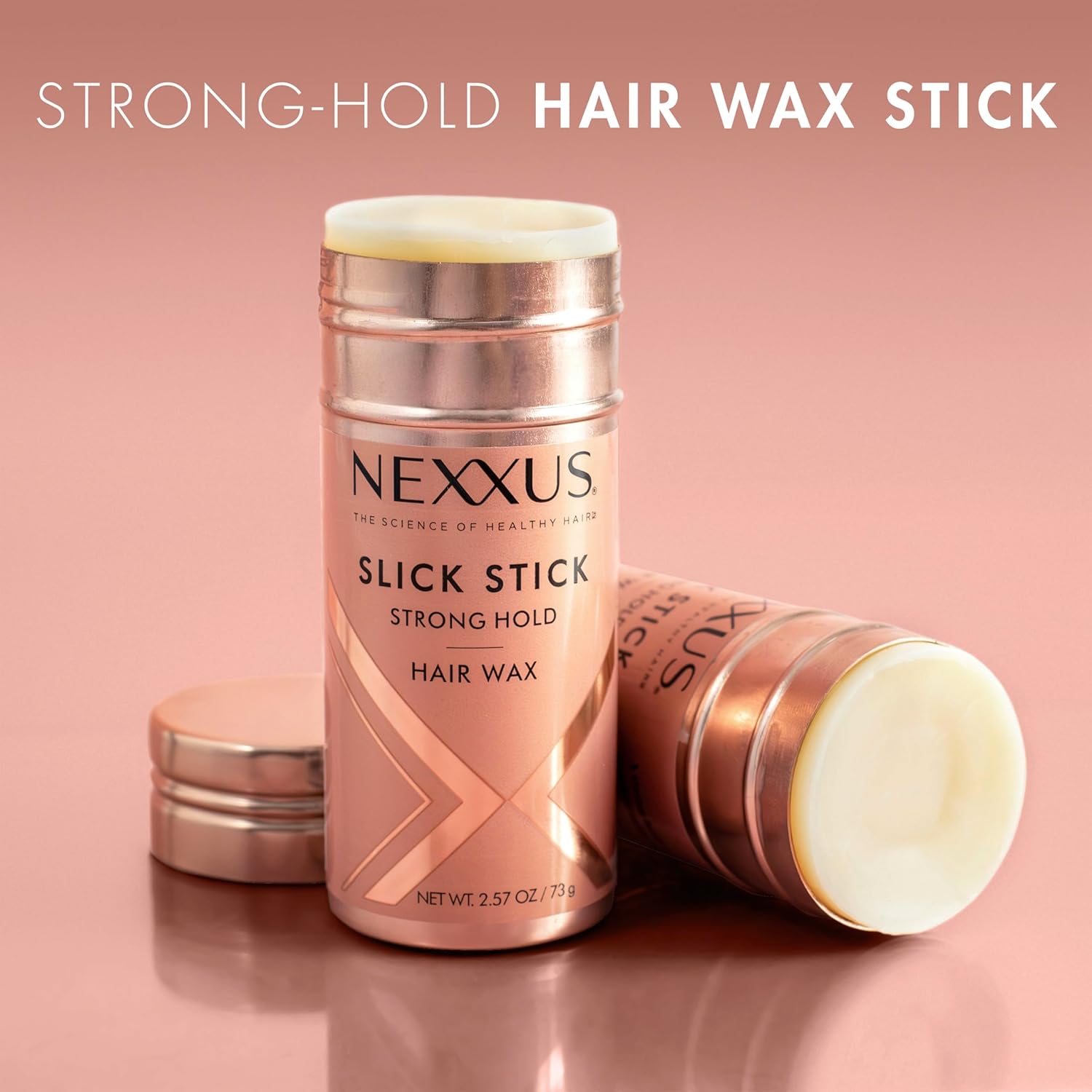 Nexxus Strong Hold Hair Wax Slick Stick for Slicked-Back Look with StyleProtect Technology 2.33 oz - Image 5