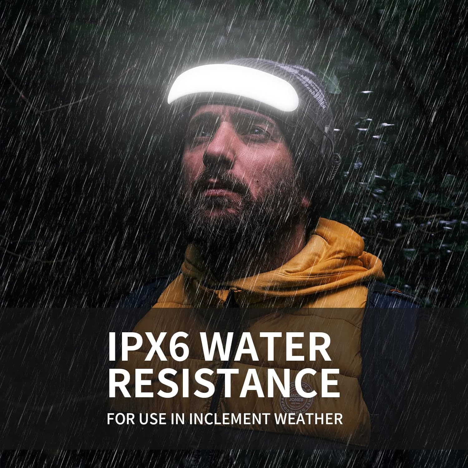 Headlamp Rechargeable PRO+,7500mAh 1500 Lumen Super Bright 230°Beam LED Head Lamp,Head Lights for Forehead,3 Modes,IPX6 Headlamps for Adults Camping/Mechanic/Hard Hat - Image 7