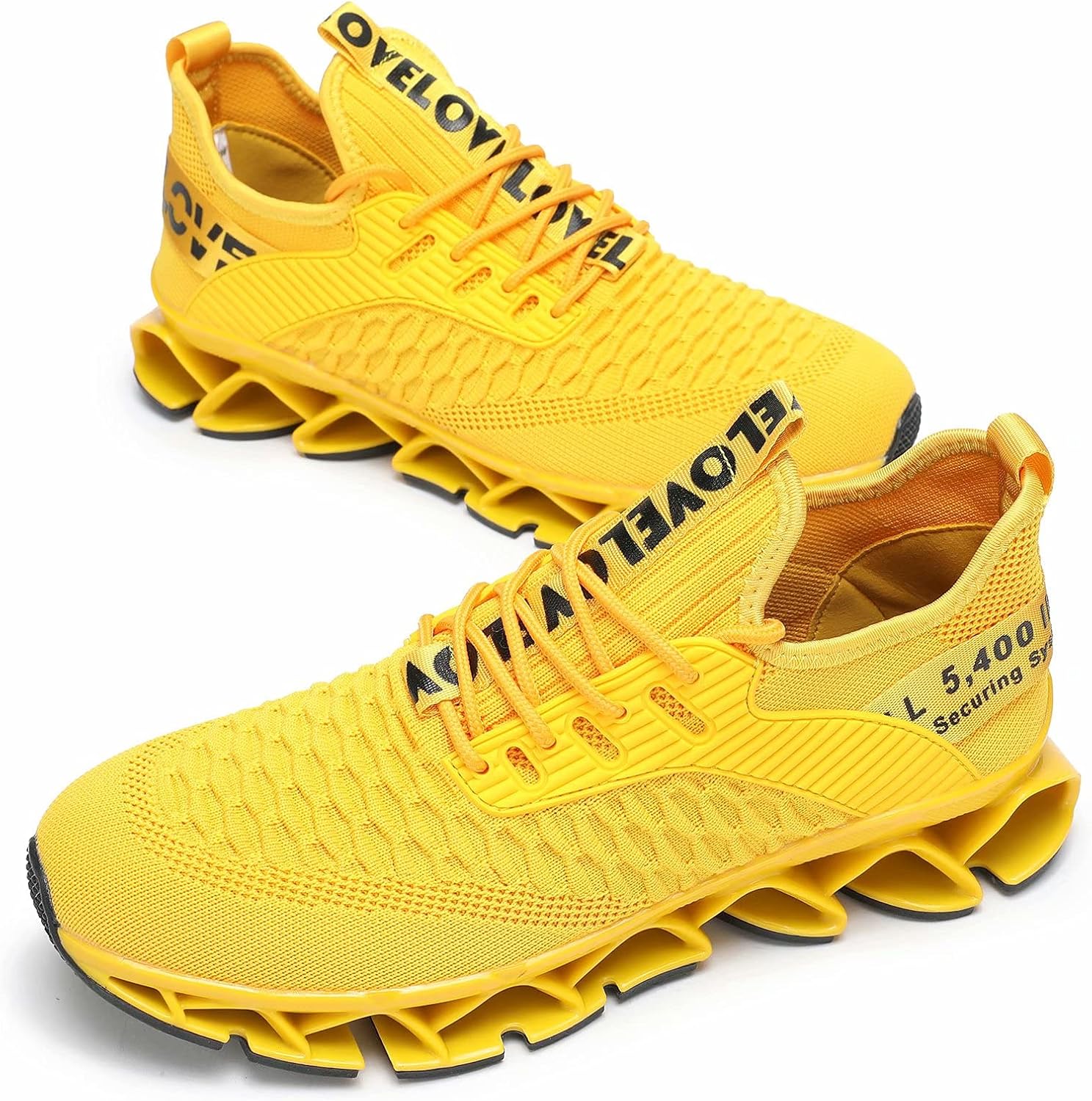 Vooncosir Men's Fashion Sneakers Breathable Mesh Running Shoes Blade Non Slip Soft Sole Casual Athletic Walking Shoes - Image 7