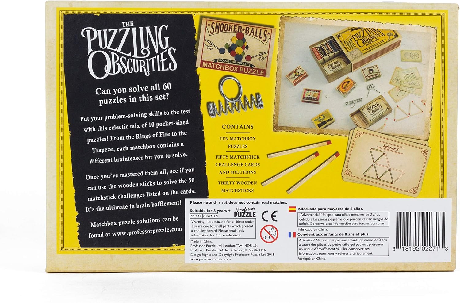 The Obscurities Box of Brain Teasers | 10 Matchbox Puzzles & 50 Challenges - Image 8